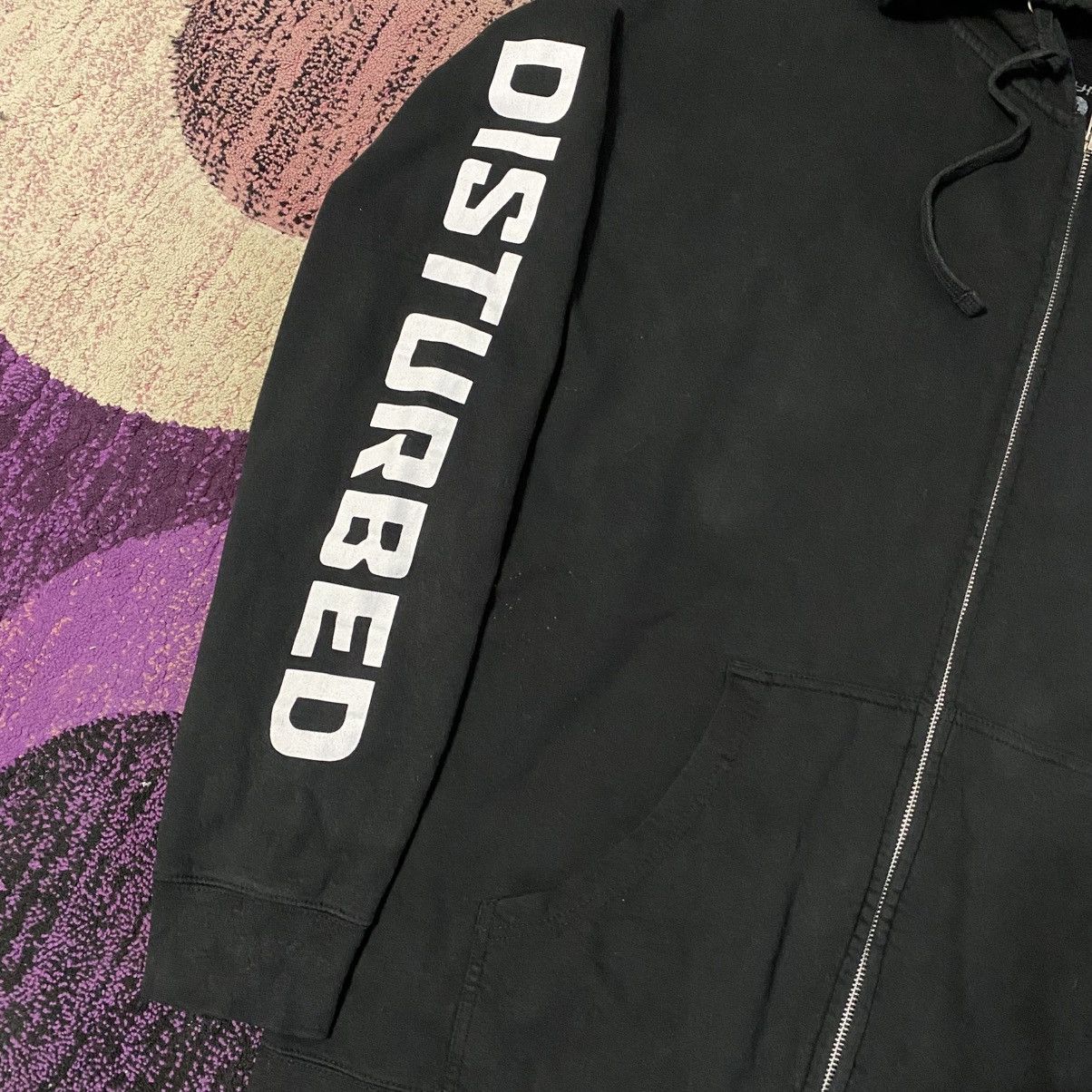 Band Tees Disturbed Evolution Band Zipper Hoodie Size US XL / EU 56 / 4 - 2 Thumbnail