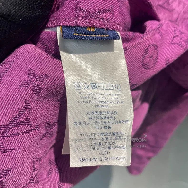 Louis Vuitton Louis Vuitton Purple full-print denim jacket Size US M / EU 48-50 / 2 - 8 Thumbnail