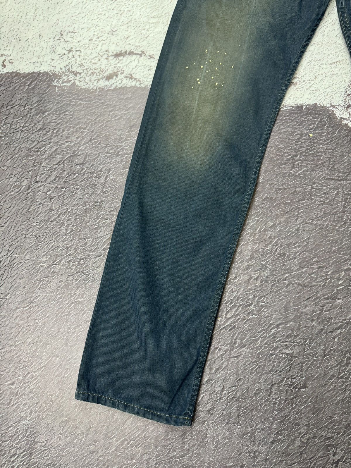 Diesel Black Gold Diesel Black Gold dirty painted style casual denim jeans Size US 36 / EU 52 - 5 Thumbnail