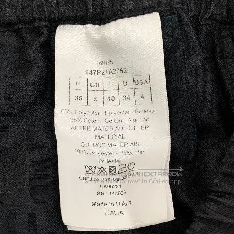 Dior Dior Black logo dark pattern full print cotton casual elas Size 24" / US 00 / IT 34 - 8 Thumbnail