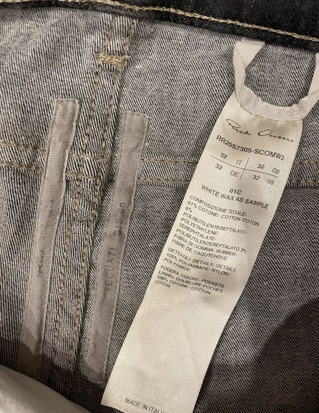 Rick Owens Rick Owens 20SS Runway Paneled Paint Splatter Jeans Size US 32 / EU 48 - 3 Thumbnail