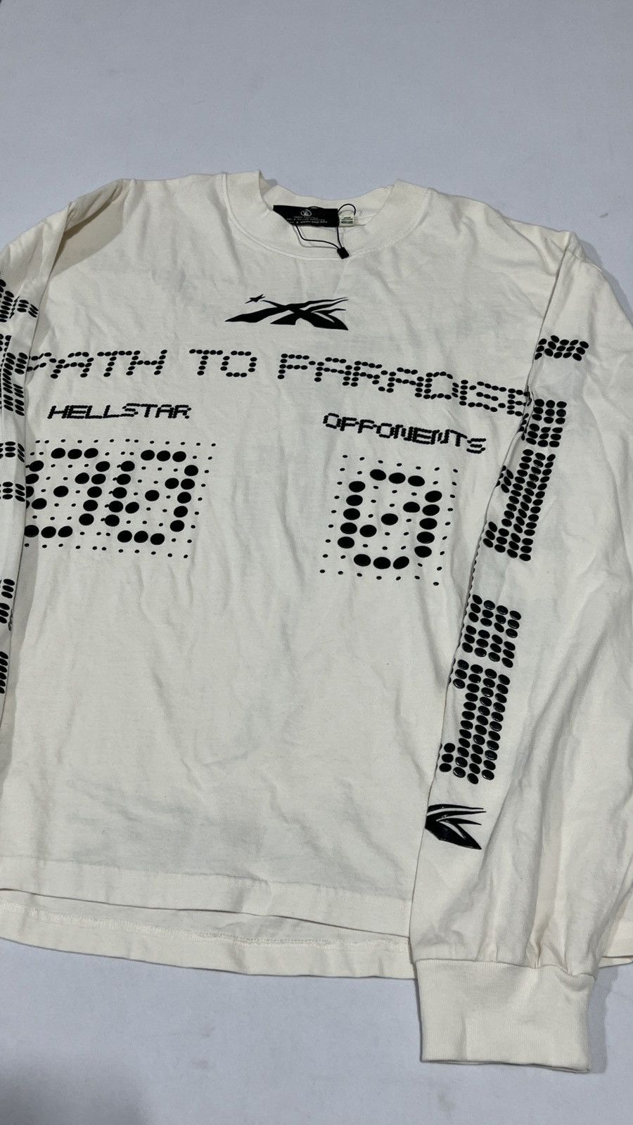 HELLSTAR Hellstar Scoreboard L/S White Tee Size US S / EU 44-46 / 1 - 3 Thumbnail