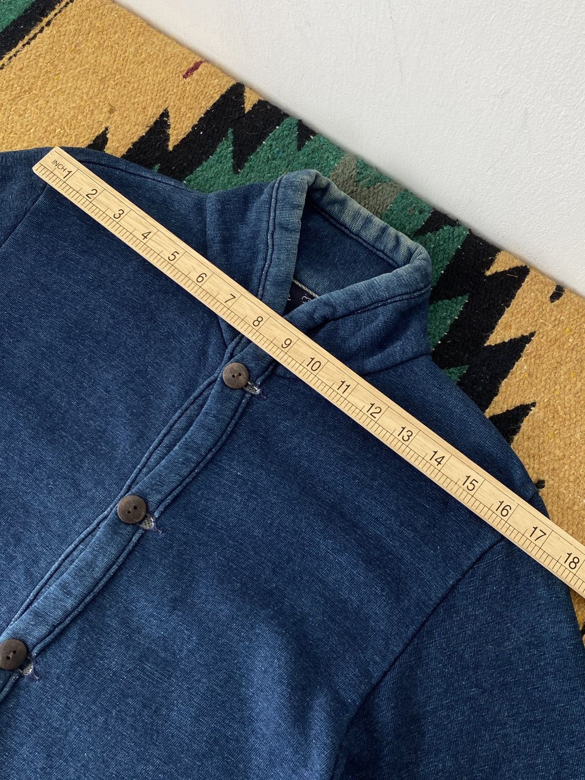 45rpm 45rpm Indigo Button Cardigan Jacket Japan Size US S / EU 44-46 / 1 - 6 Thumbnail