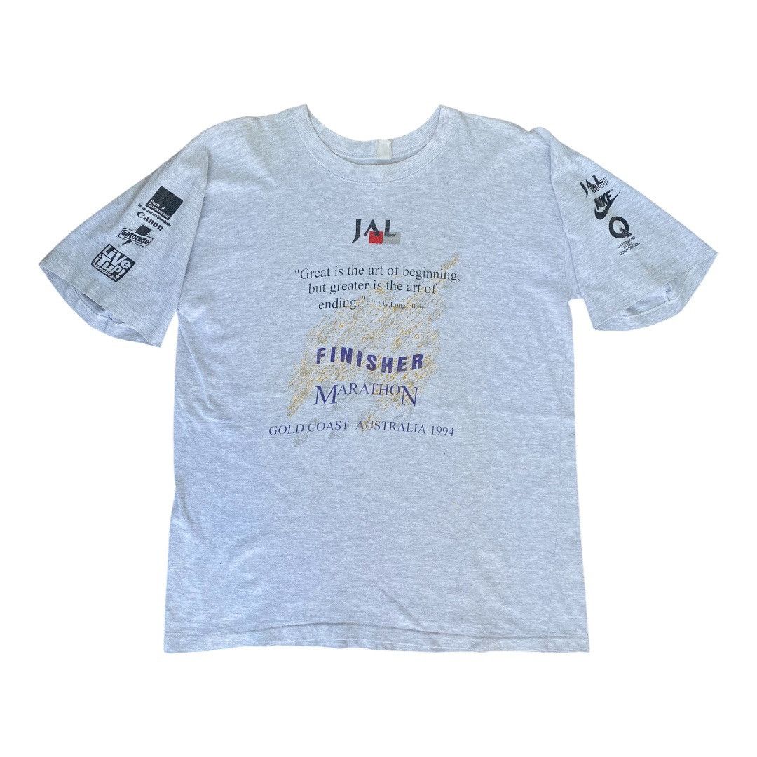 Nike × Vintage Vintage Rare Gold Coast Nike 1994 Australia Marathon Tee Size US L / EU 52-54 / 3 - 1 Thumbnail