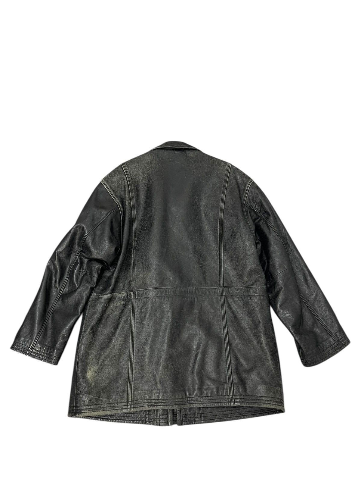 Pierre Balmain Leather Jacket Vtg 90s Pierre Balmain 7🟩2 Size US M / EU 48-50 / 2 - 9 Thumbnail