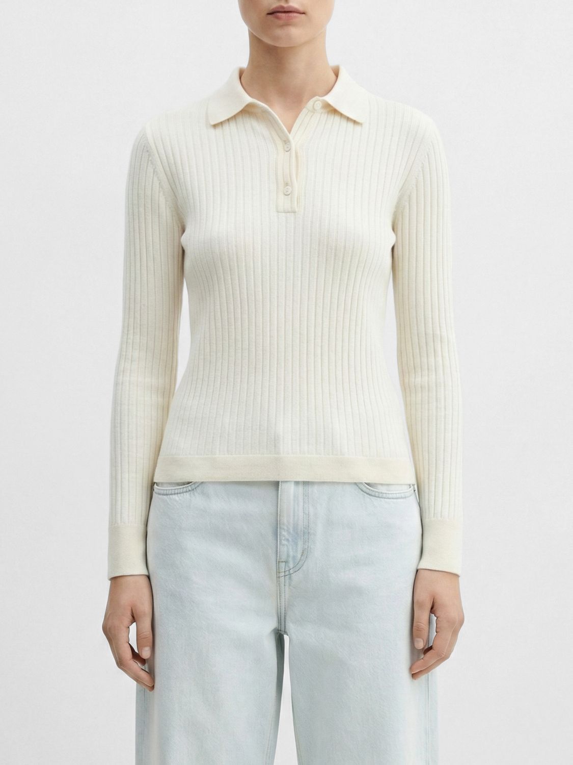 Max Mara Max Mara Polo Shirt Woman White Size S / US 4 / IT 40 - 1 Thumbnail