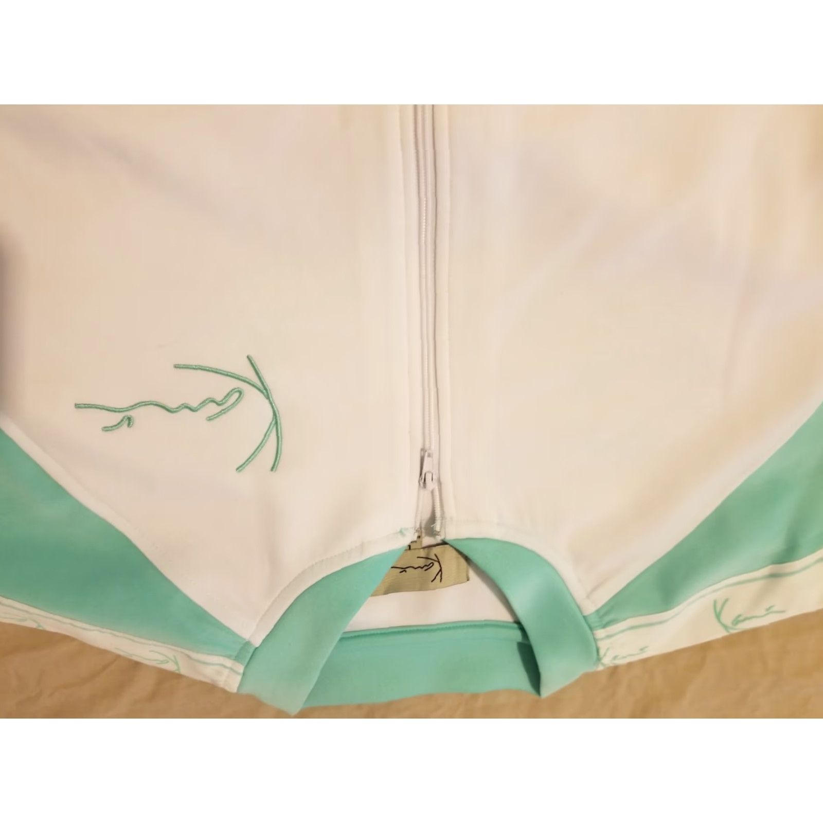 Karl Kani VINTAGE Karl Kani Jacket Mens L Bomber Jacket Green White Size US L / EU 52-54 / 3 - 3 Thumbnail