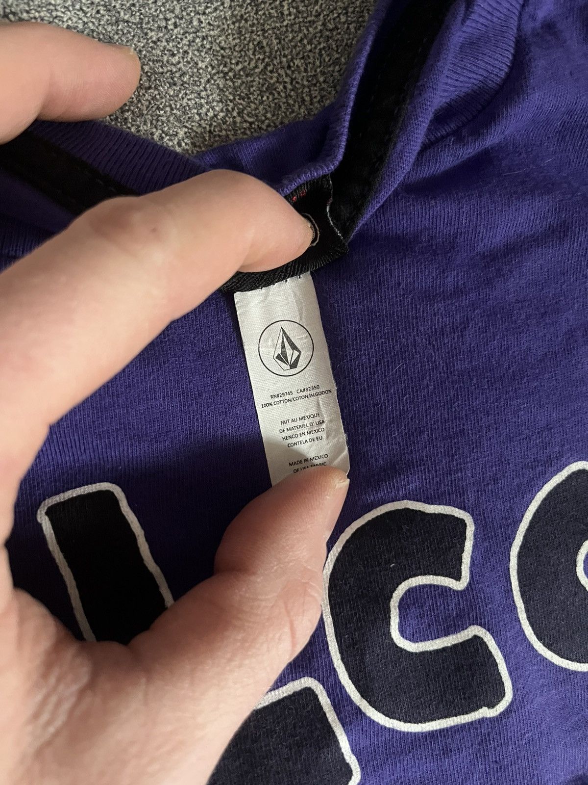 Volcom Vintage Volcom Purple Graphic Tee –Banana Hammock Design (M) Size US M / EU 48-50 / 2 - 3 Thumbnail