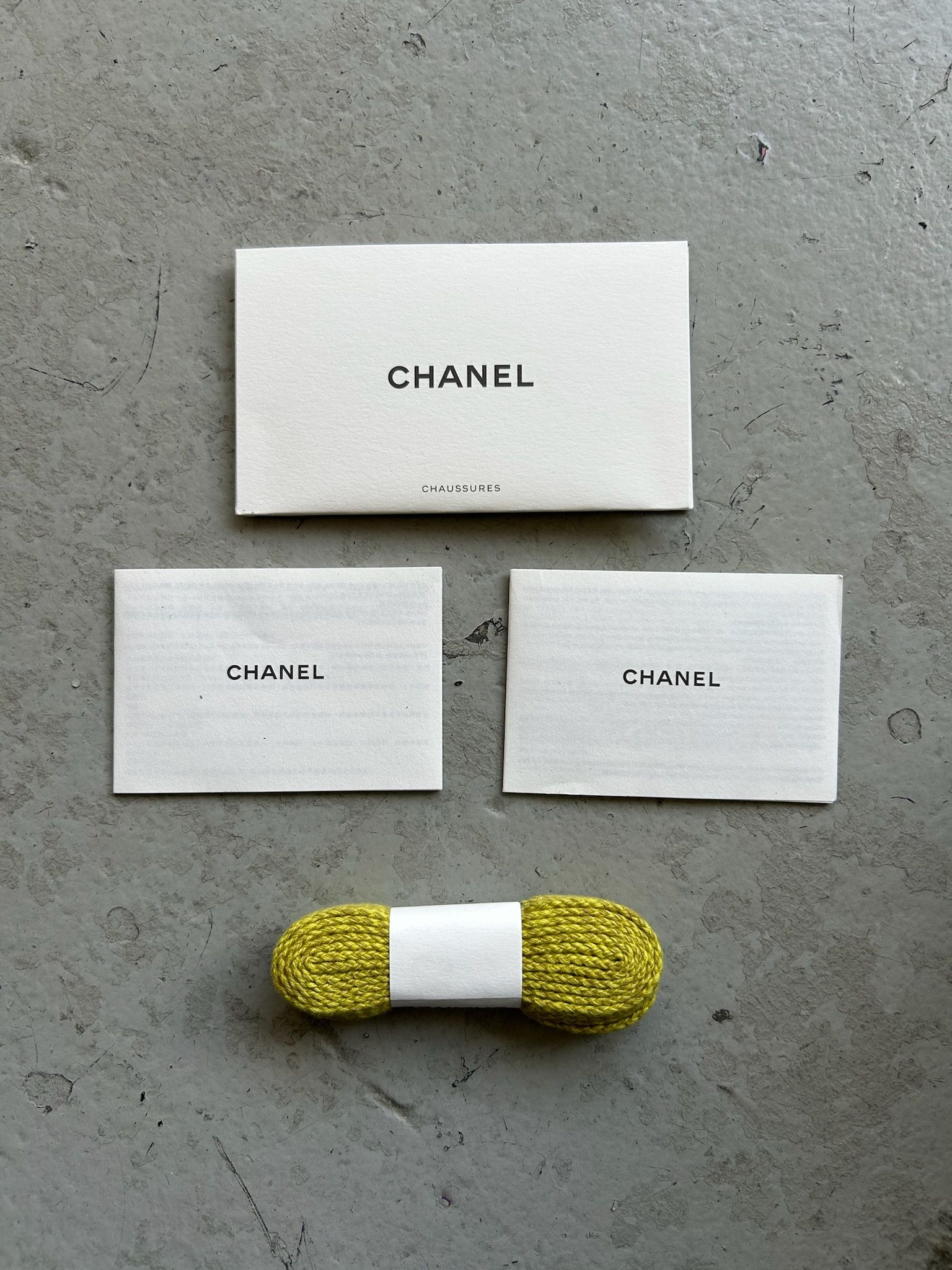 Chanel Chanel Suede Calfskin Ivory Light Grey & Yellow Runners Size US 6.5 / IT 36.5 - 8 Thumbnail