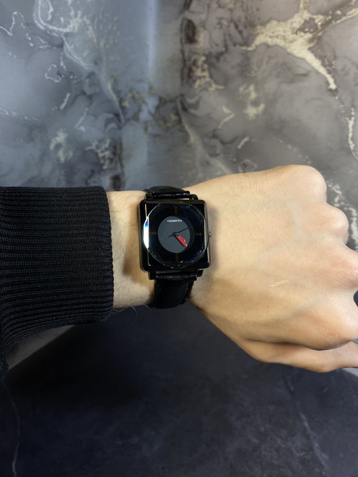 Jewelry Rebirth NO. RE119 Minimalist Black Watch Japanese Brand Size ONE SIZE - 4 Thumbnail