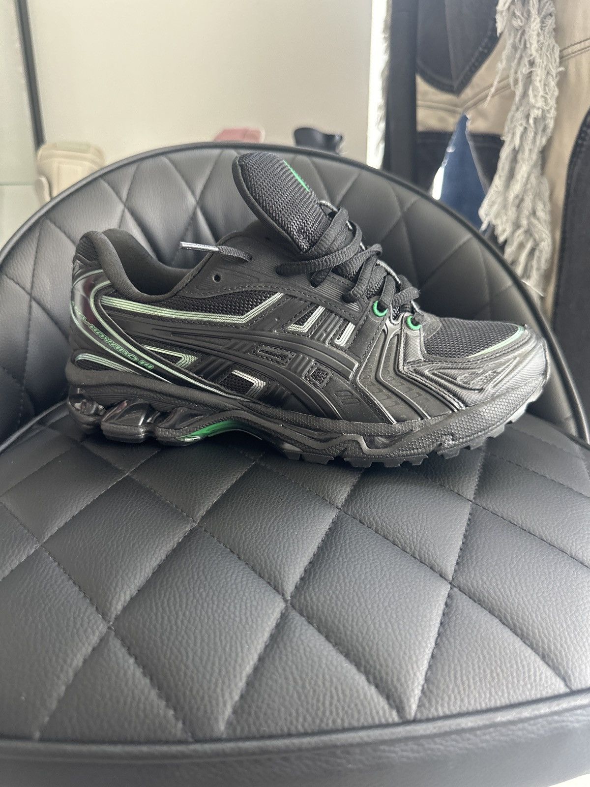 Asics ASICS GEL-Kinsei OG Black Green (New / DS) Size US 7 / EU 40 - 1 Thumbnail