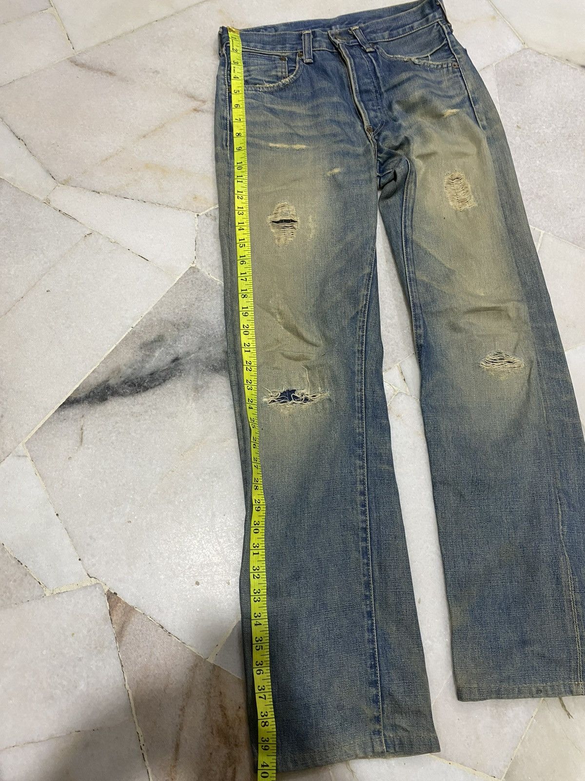 Levi's LEVIS BIG E LOT 37501 RIVETS SELVAGED Size US 28 / EU 44 - 21 Thumbnail