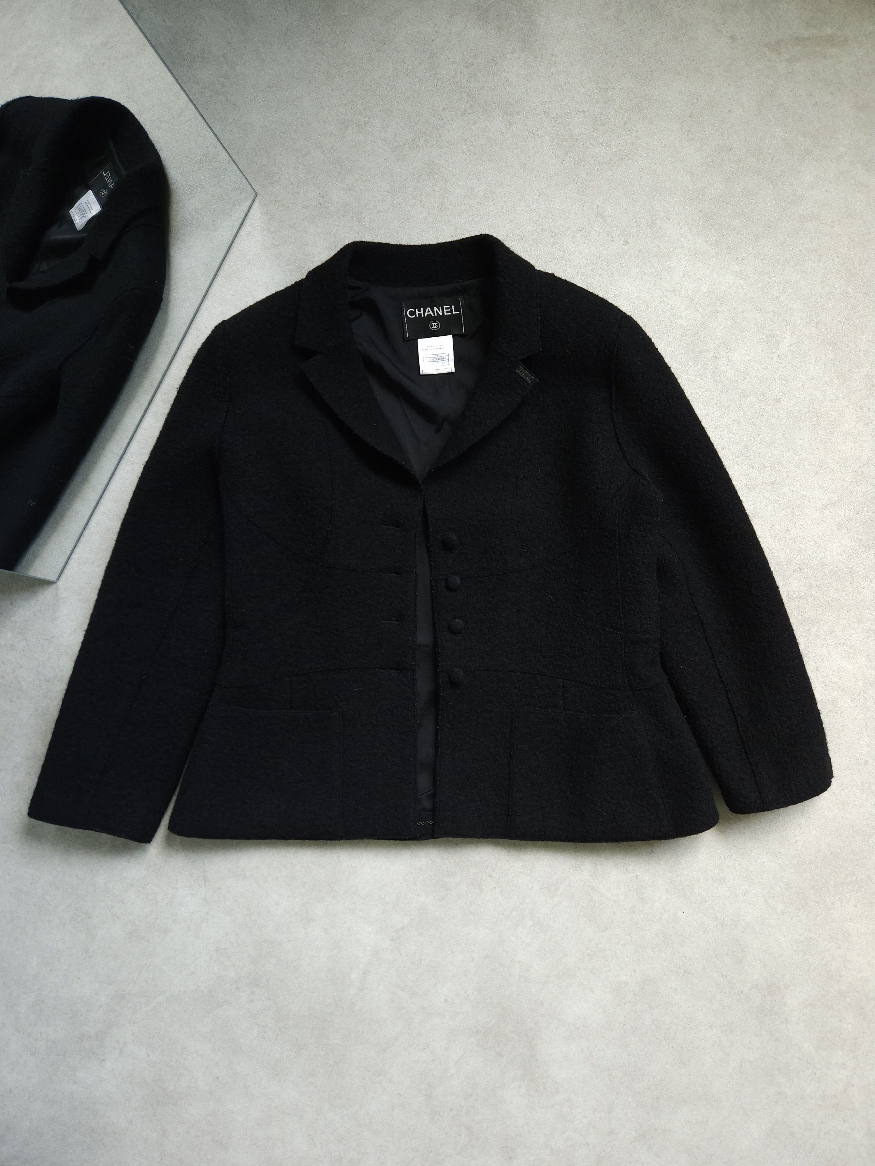 Chanel AW1999 Chanel wool tweed blazer Size M / US 6-8 / IT 42-44 - 2 Thumbnail