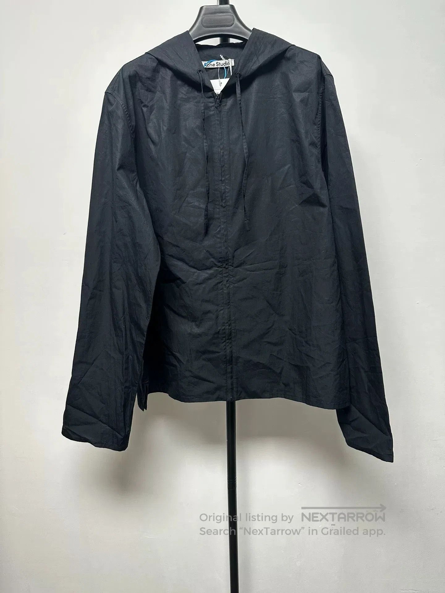 Acne Studios Acne Zip Drawstring Hooded Long-Sleeve Shirt. Size US M / EU 48-50 / 2 - 1 Thumbnail
