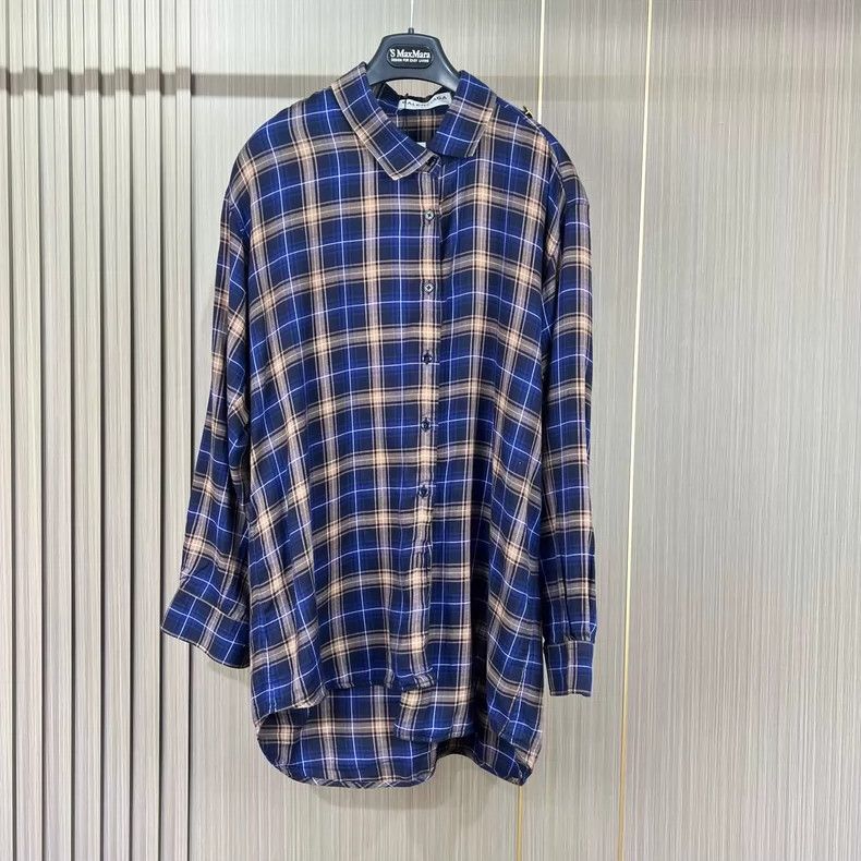 Balenciaga Balenciaga Gold Button Plaid Shirt Size US XS / EU 42 / 0 - 1 Thumbnail