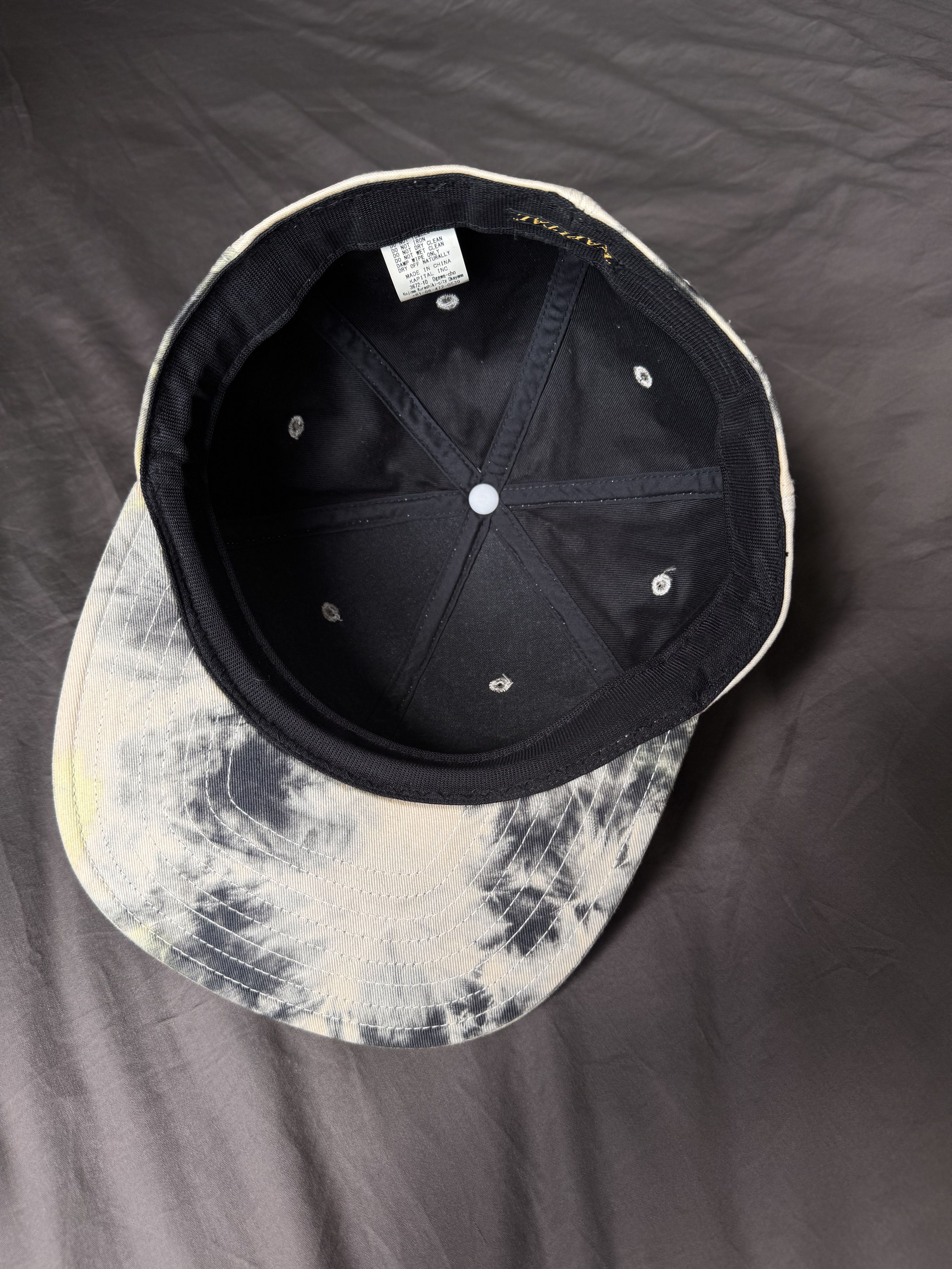 Kapital Kapital Kountry Tie-Dye 11.5oz Baseball Hat Ashbury Dye Size ONE SIZE - 6 Thumbnail