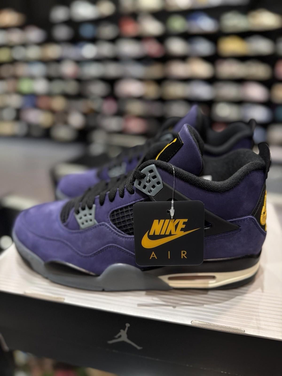 Jordan Brand Air Jordan 4 Retro Lakers "Imperial Purple" FV5029-500 (7.5) Size US 7.5 / EU 40-41 - 7 Thumbnail