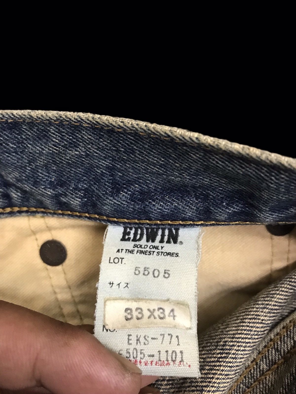 Edwin 💥WIDE💥VTG EDWIN 505X MUDWASH SELVEDGE DENIM F411 Size US 32 / EU 48 - 18 Thumbnail