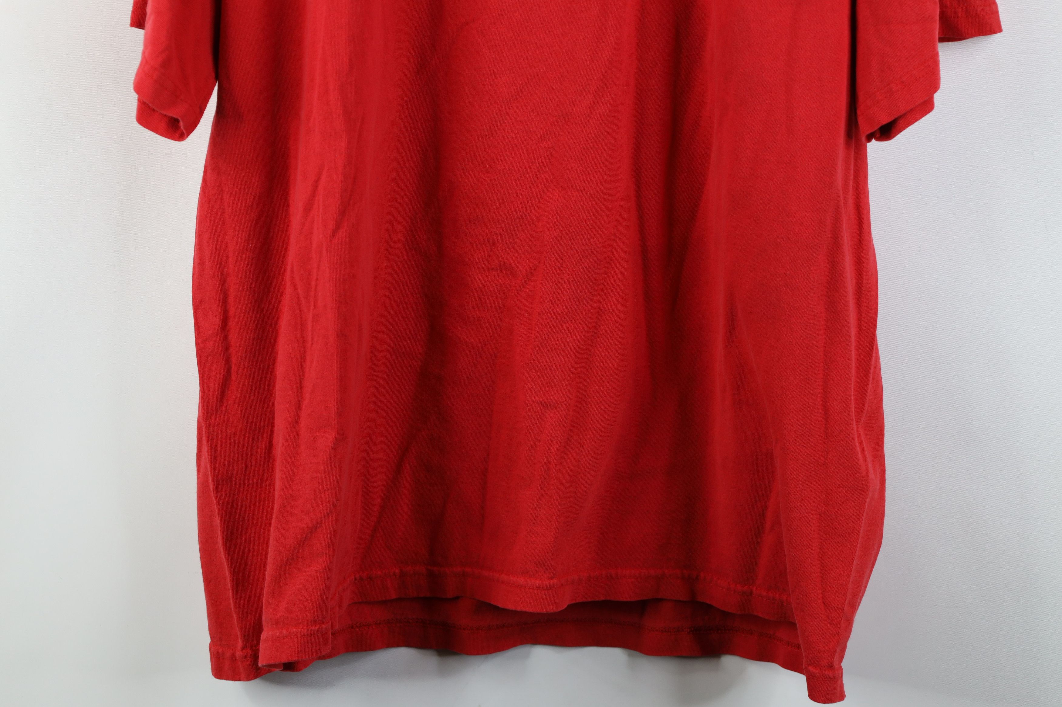 Vintage Vintage 90s Spell Detroit Red Wings Hockey T-Shirt Cotton Size US XL / EU 56 / 4 - 17 Thumbnail