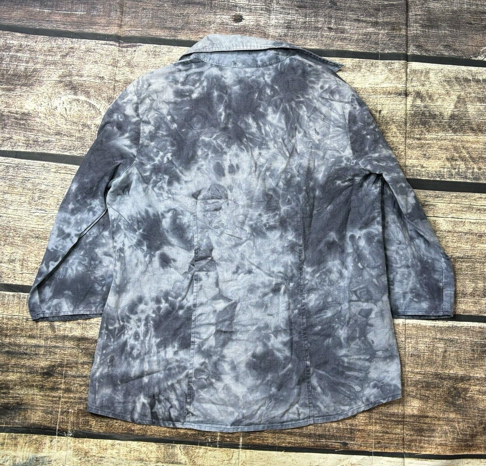 Harve Benard Harve Benard Top Women's Large Linen Cotton Button Up Size L / US 10 / IT 46 - 3 Thumbnail