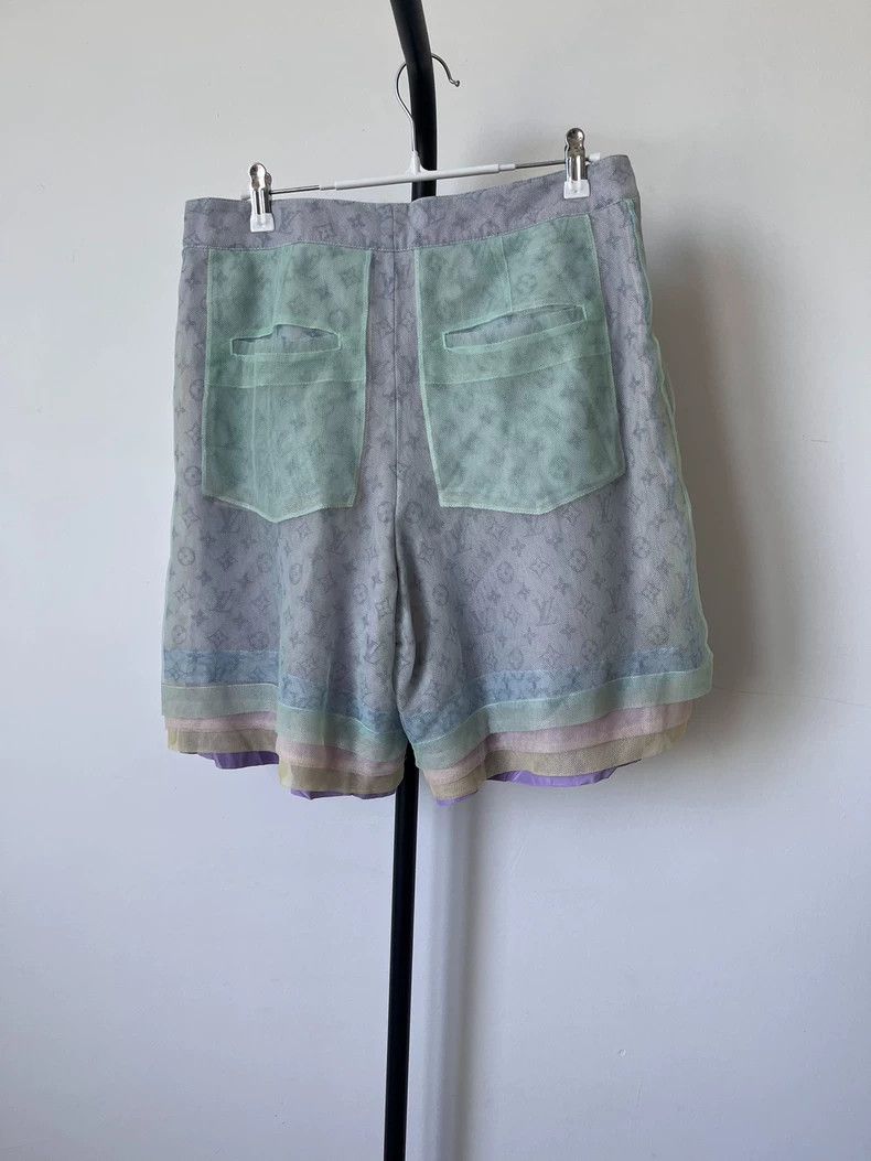 Louis Vuitton Louis Vuitton Logo Satin Shorts Size US 38 / EU 54 - 2 Thumbnail