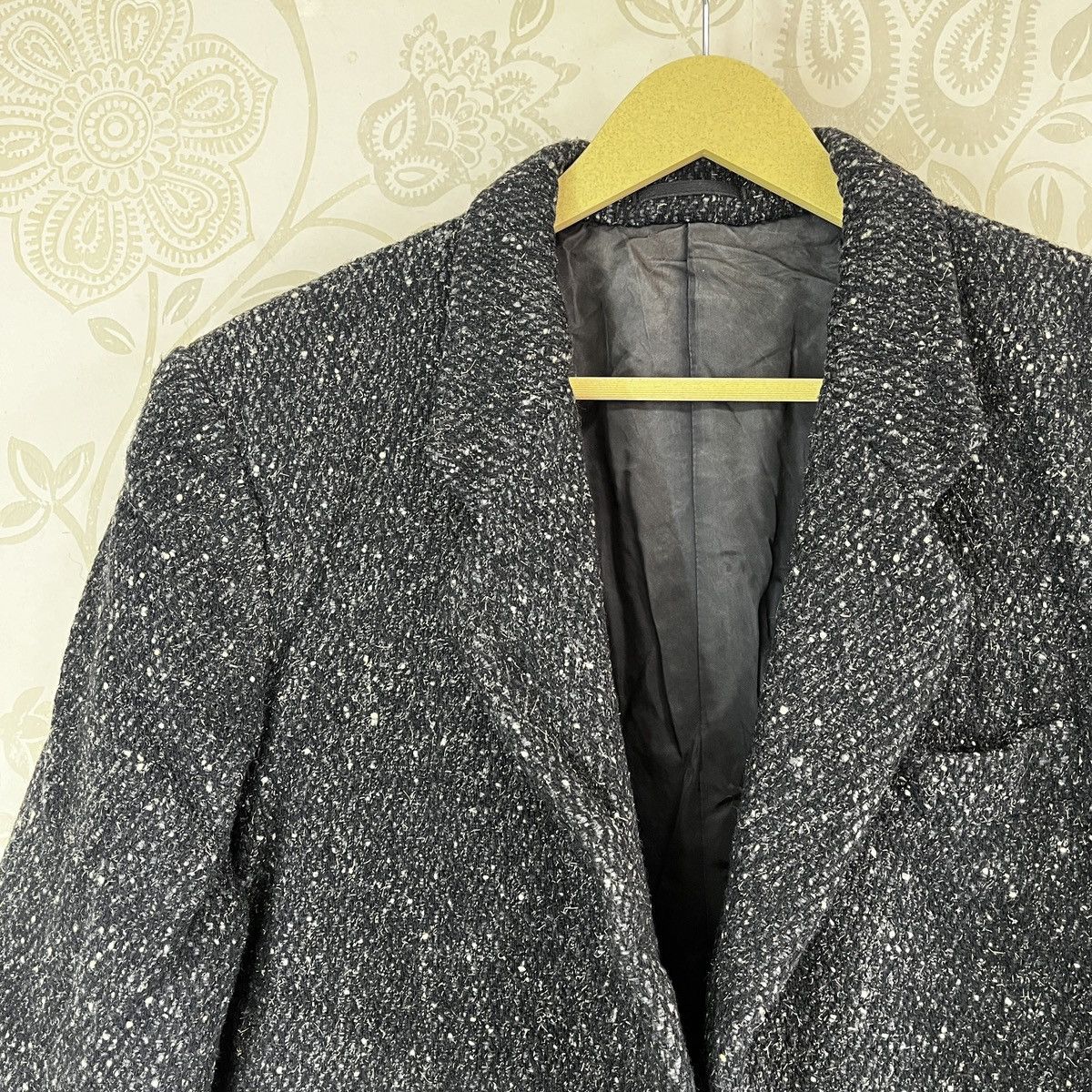 Vintage × Y's for Men × Yohji Yamamoto Y's Hommes YOHJI YAMAMOTO Coat Wool Jacket Size 44R - 5 Thumbnail