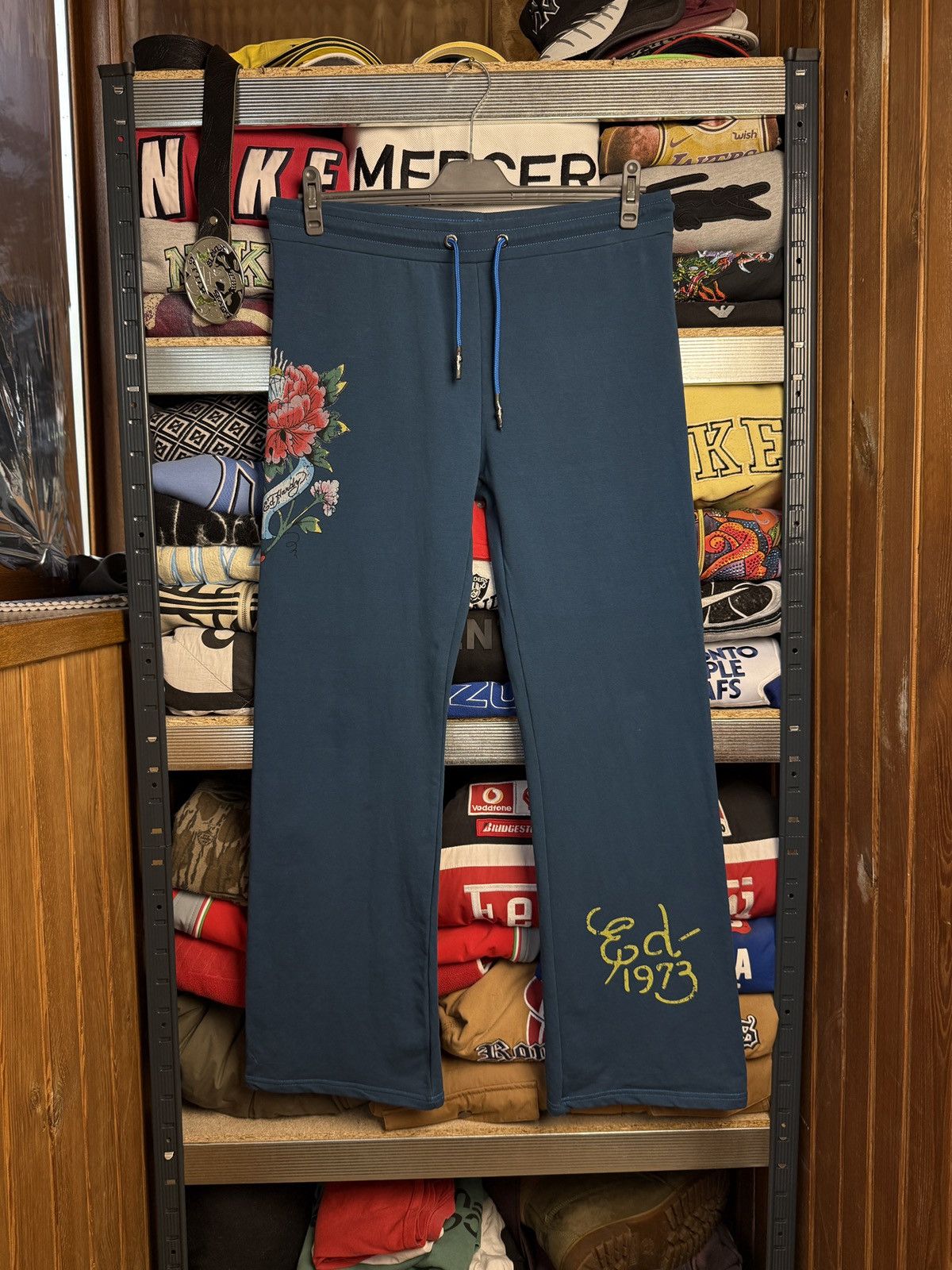 Ed Hardy Vintage Y2k Ed Hardy Suit (Pants+Zip Hoodie) Size L / US 10 / IT 46 - 16 Thumbnail