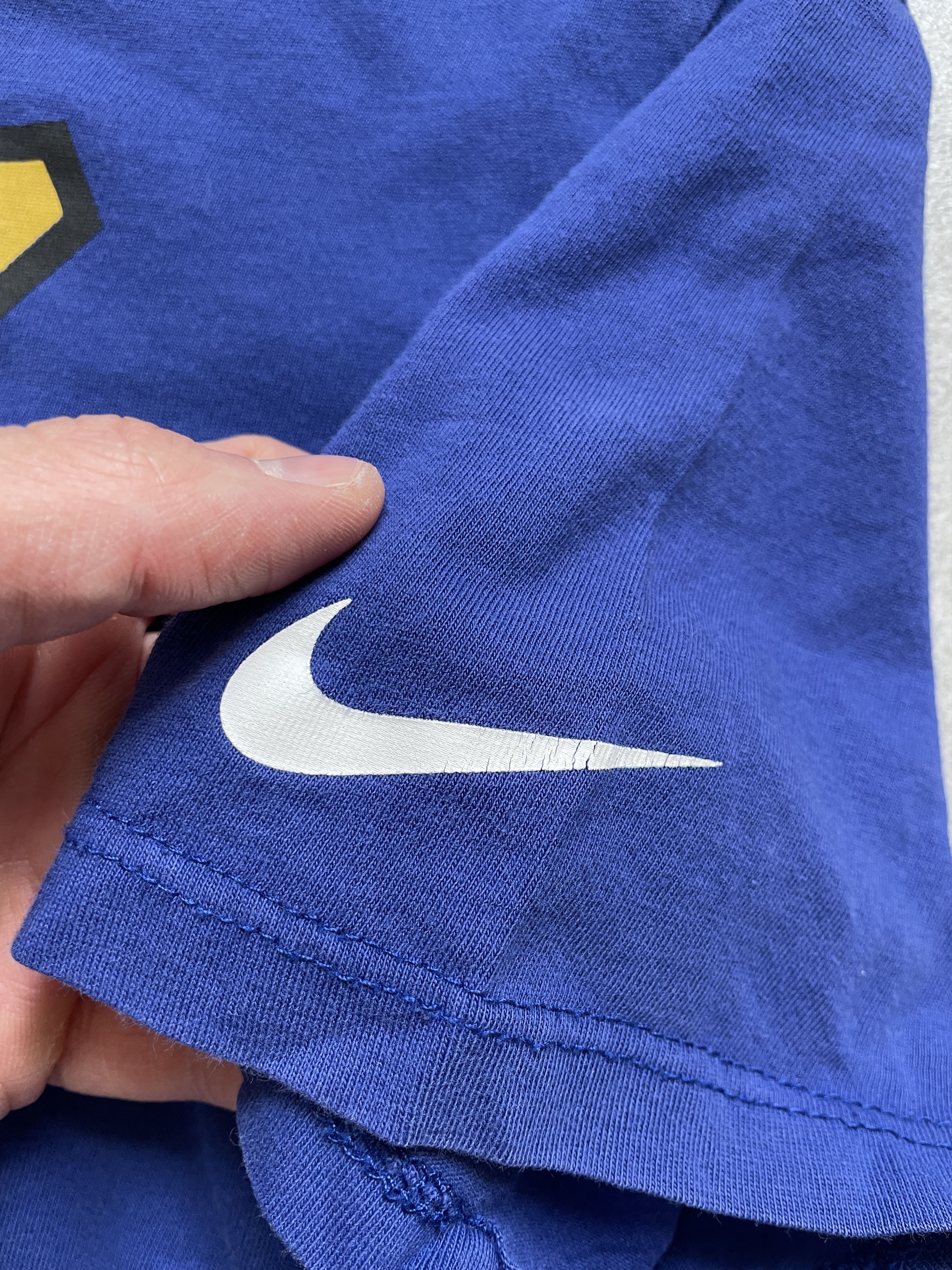 Nike Y2K NIKE BLUE FC BARCELONA SOCCER BLOKE BLOKECORE TEE Size US S / EU 44-46 / 1 - 2 Thumbnail