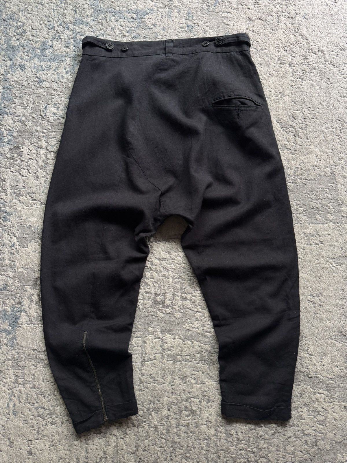 Damir Doma Damir Doma Linen/Leather Asymmetrical Pants Size 44 Size US 44 / EU 60 - 10 Thumbnail