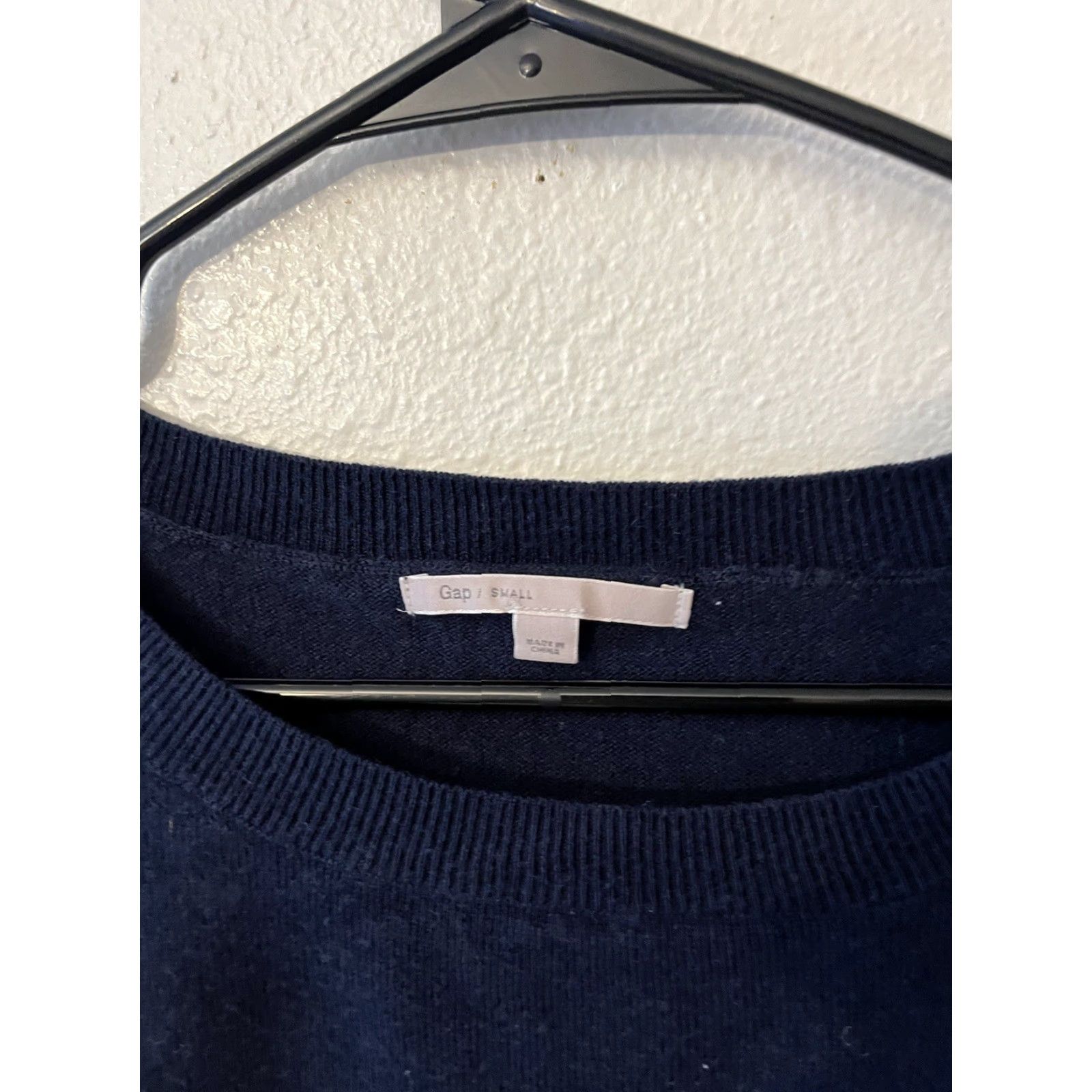 Gap VINTAGE Gap Shirt Women S Navy Blue Round Neck Long Sleeve Adult Small Oversized 90s Concert? Size S / US 4 / IT 40 - 2 Thumbnail