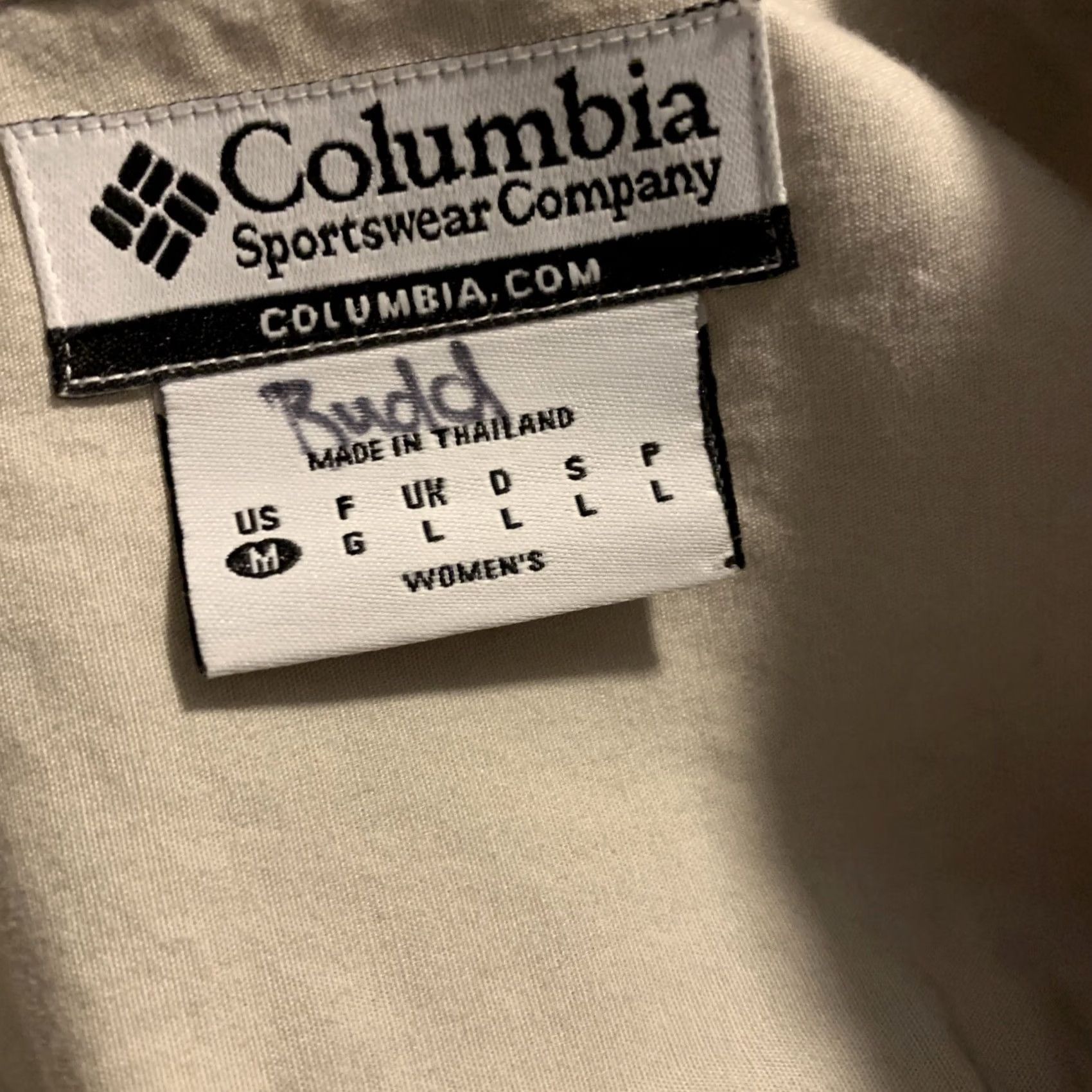 Vintage Columbia Button-Up Shirt 3/4 Sleeve Brown Womens M Travel Wear Size M Size M / US 6-8 / IT 42-44 - 6 Thumbnail