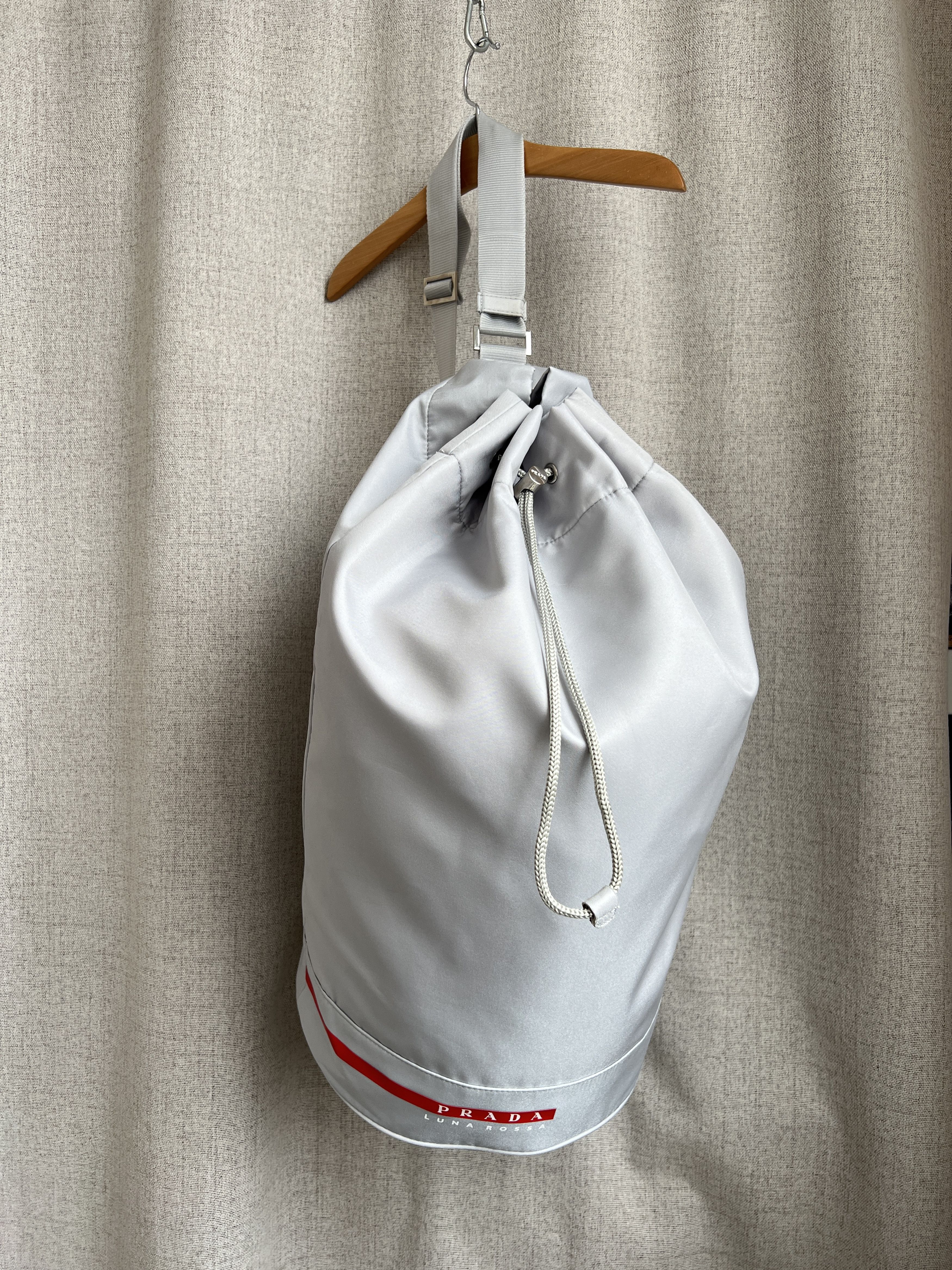 Prada Vintage Prada Luna Rossa Big Satchel Bag Size ONE SIZE - 5 Thumbnail