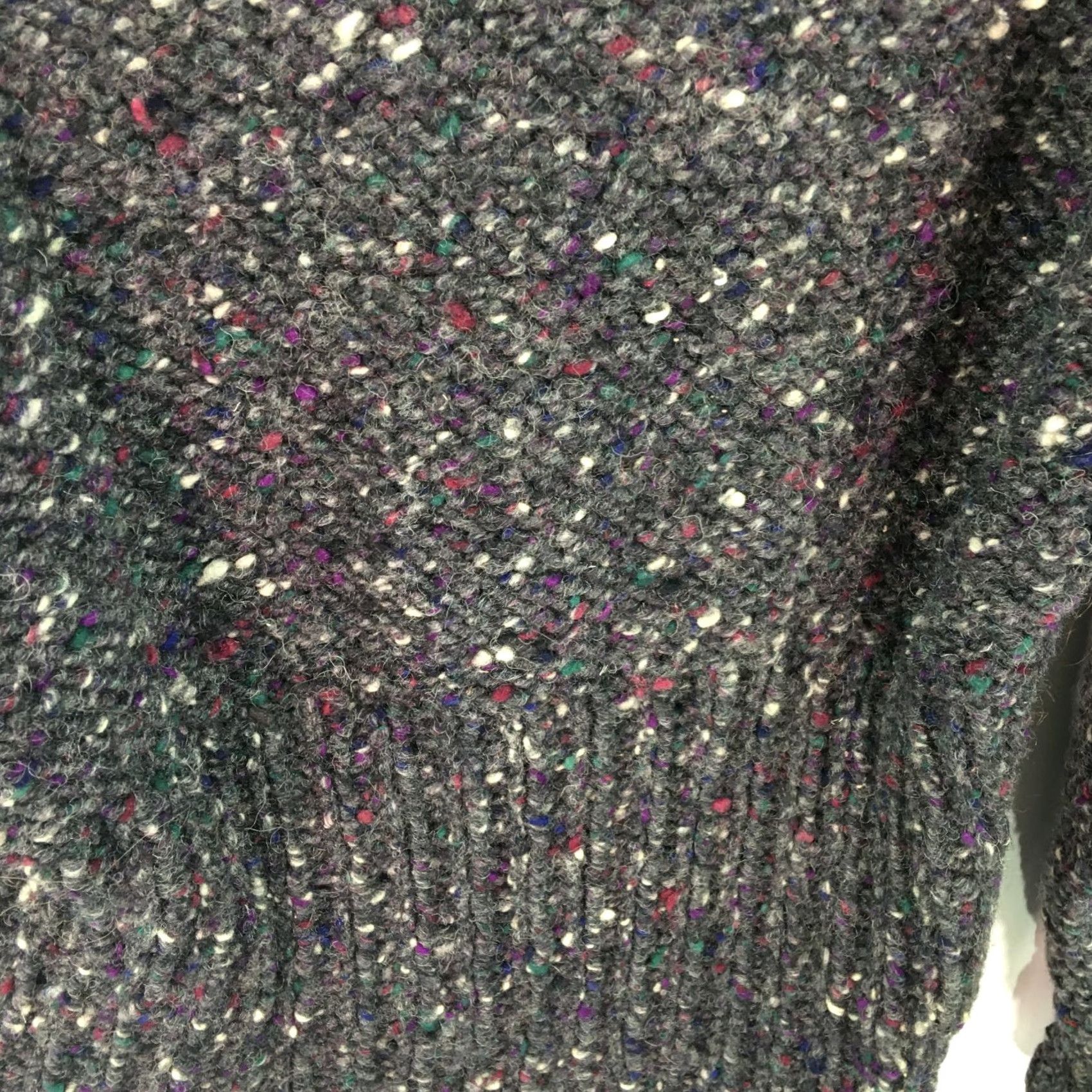 Vintage Womens Gray Cowl Turtleneck Long Sleeve Sweaters XL Pullover Regular Size Size XL / US 12-14 / IT 48-50 - 3 Thumbnail
