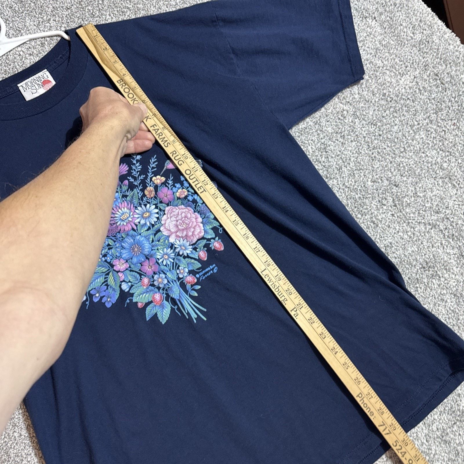 Other Vintage 90s T Shirt Womens XL Floral Cottagecore Lagenlook Size XL / US 12-14 / IT 48-50 - 2 Thumbnail