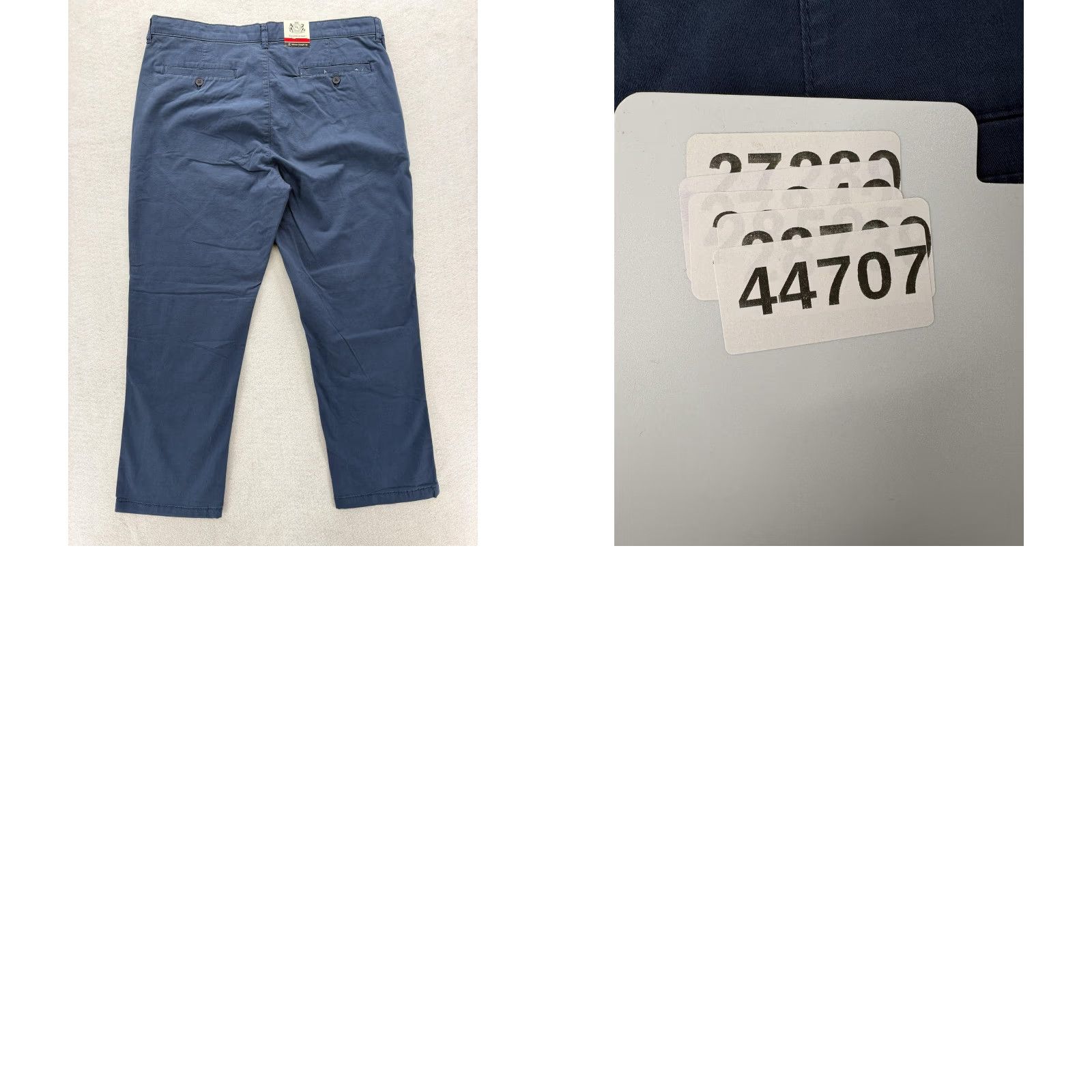 English Laundry English Laundry Pants Mens 34x26 Blue Slimmer Straight Leg Chino Casual Comfort Size US 34 / EU 50 - 9 Thumbnail