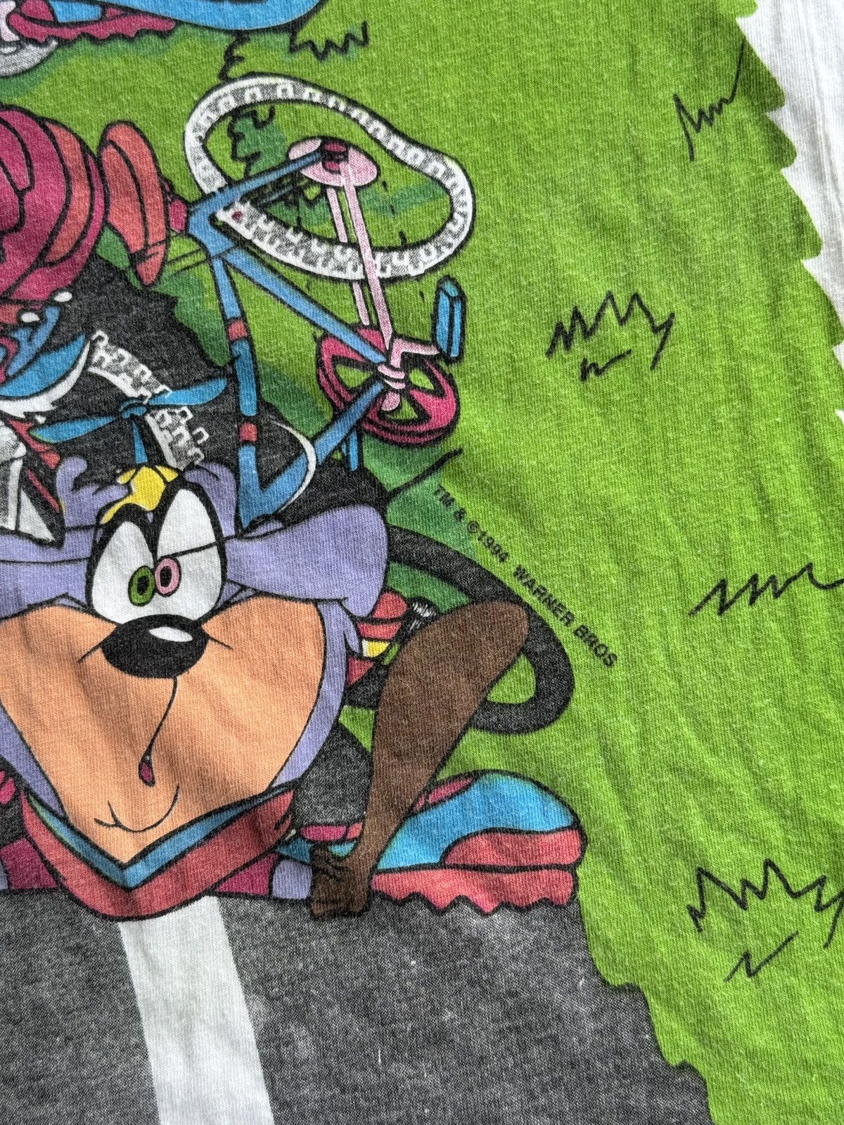 Anime × Cartoon Network × Vintage *RARE* 1994 90s VINTAGE WARNER BROS LOONEY TUNES ROAD 66 TEE Size US M / EU 48-50 / 2 - 4 Thumbnail