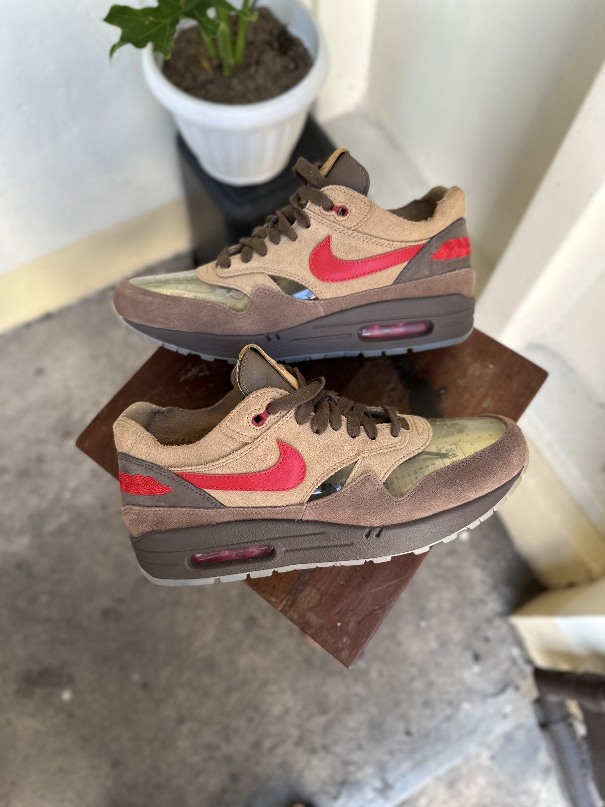 CLOT × Nike Nike airmax 1 x clot Size US 9 / EU 42 - 2 Thumbnail