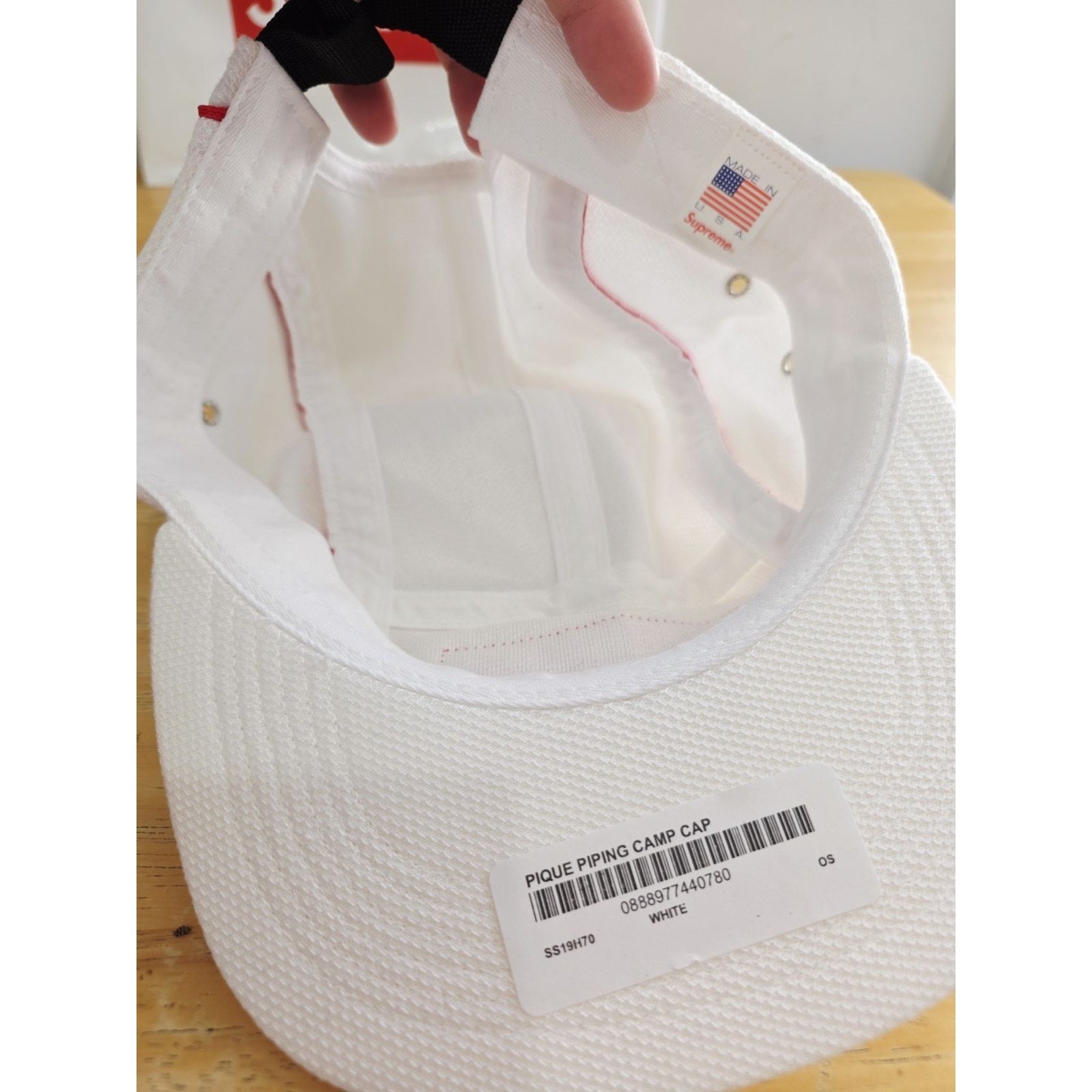 Supreme Supreme Men's Runners Adjustable Hat Cap White Size ONE SIZE - 6 Thumbnail