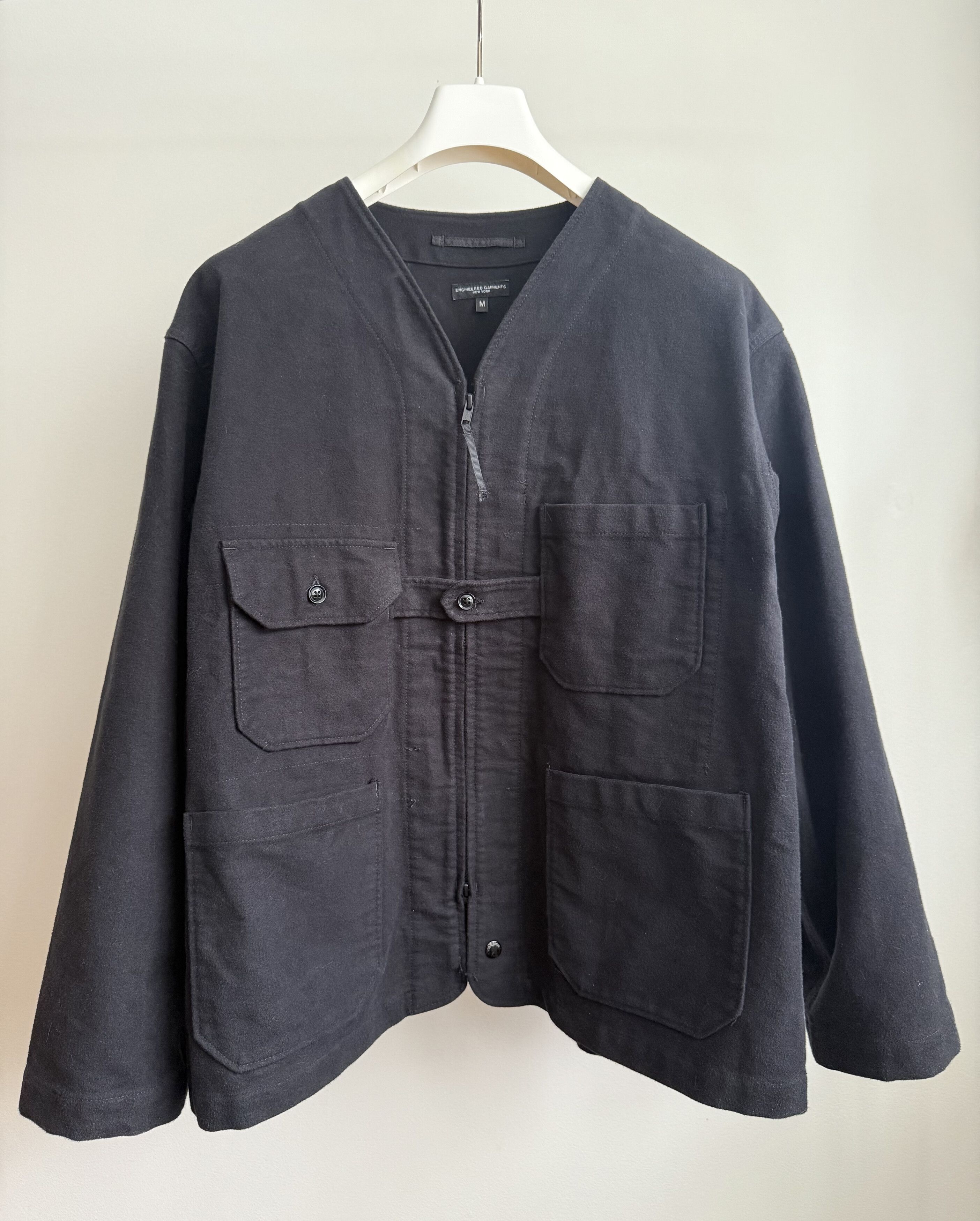Engineered Garments Black Kangaroo Pocket Shooting Jacket Size US M / EU 48-50 / 2 - 2 Thumbnail