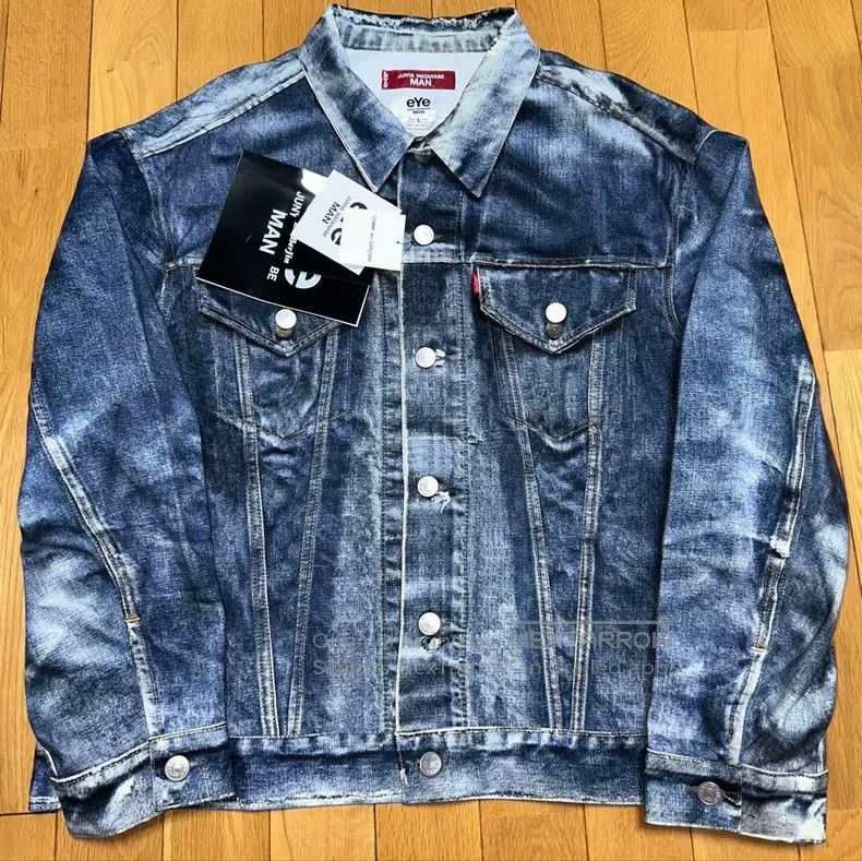 Junya Watanabe Junya Watanabe Printed Denim Jacket Size US L / EU 52-54 / 3 - 9 Thumbnail