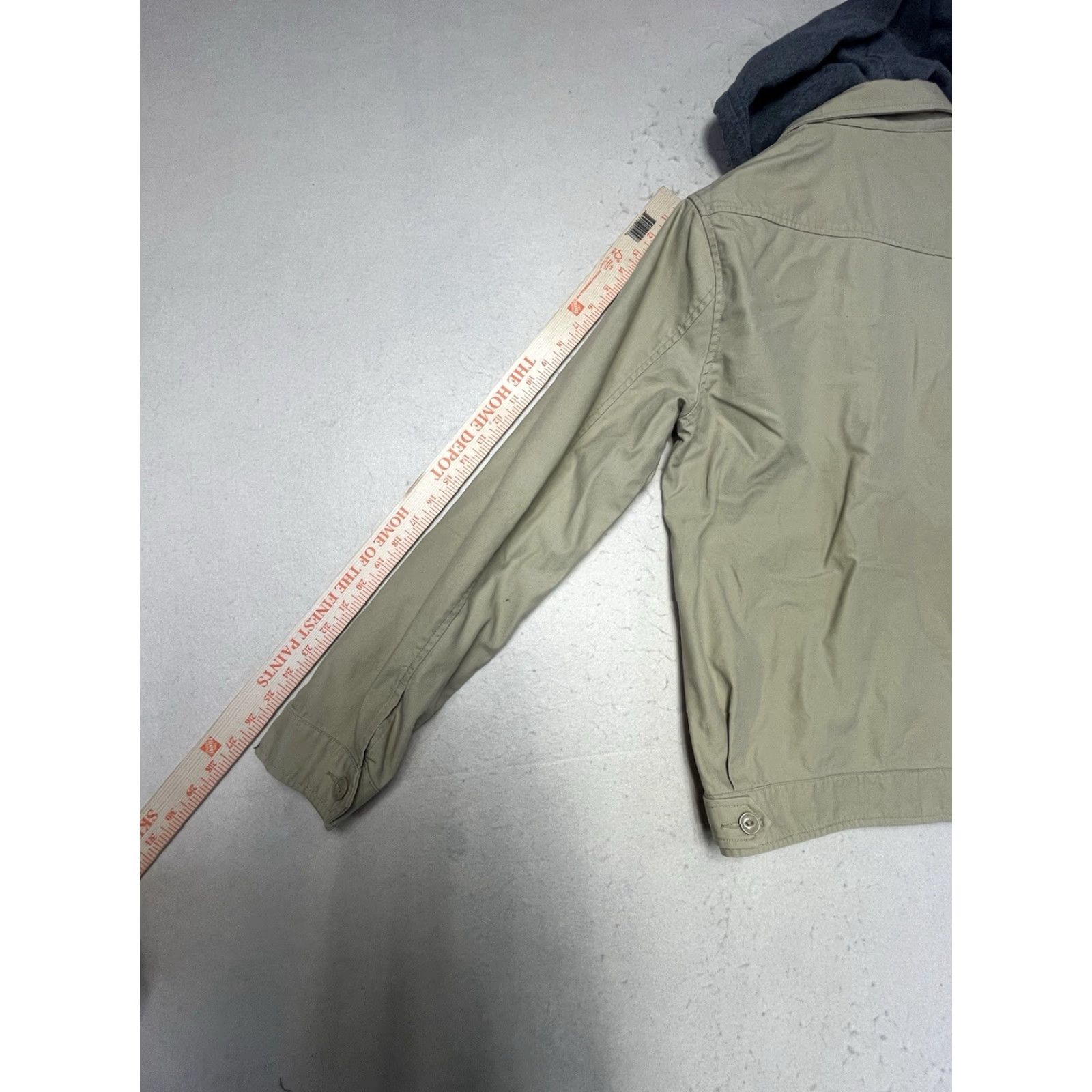 Volcom Volcom Jacket Men Medium Hooded Full Zip Beige Canvas Surf Skater Celeb? Size US M / EU 48-50 / 2 - 5 Thumbnail