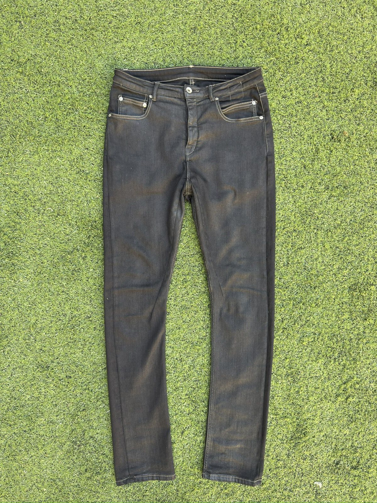 Rick Owens Drkshdw Rick Owens DRKSHDW Detroit Cut Jeans Size US 29 - 1 Thumbnail