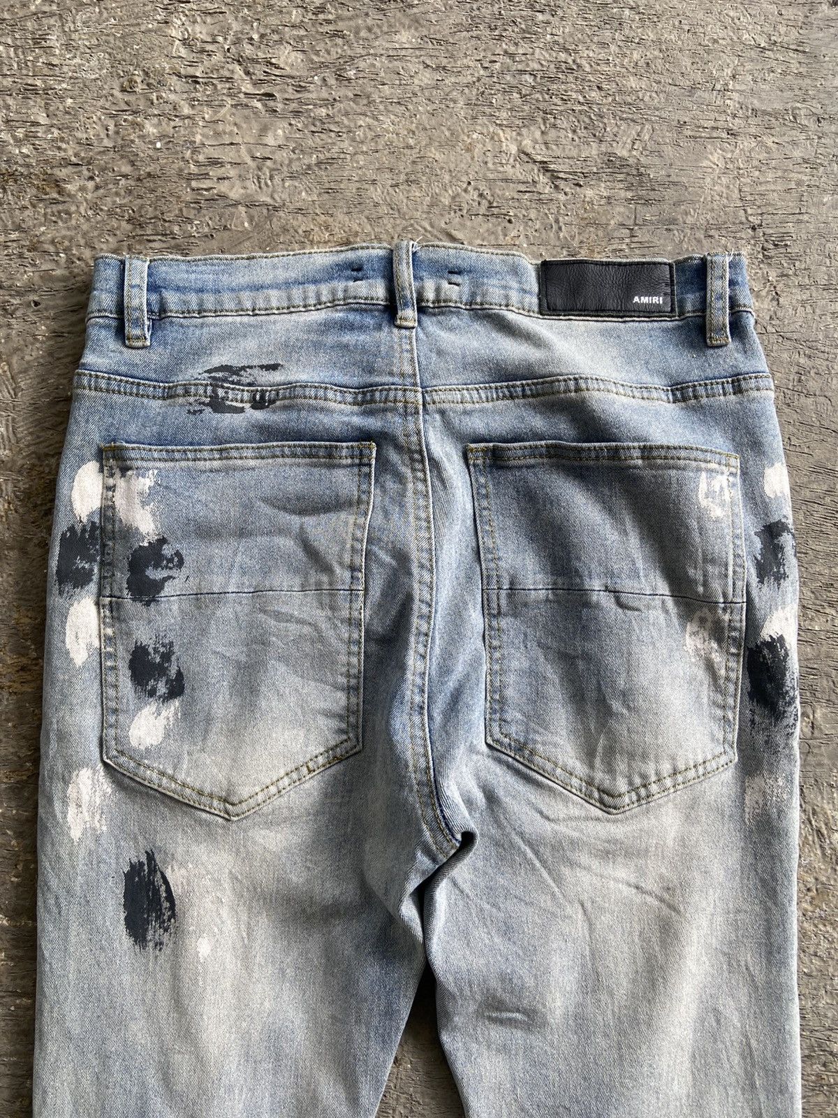 Other Painting Crazy Destressed Skinny Jeans Pants Size US 30 / EU 46 - 14 Thumbnail