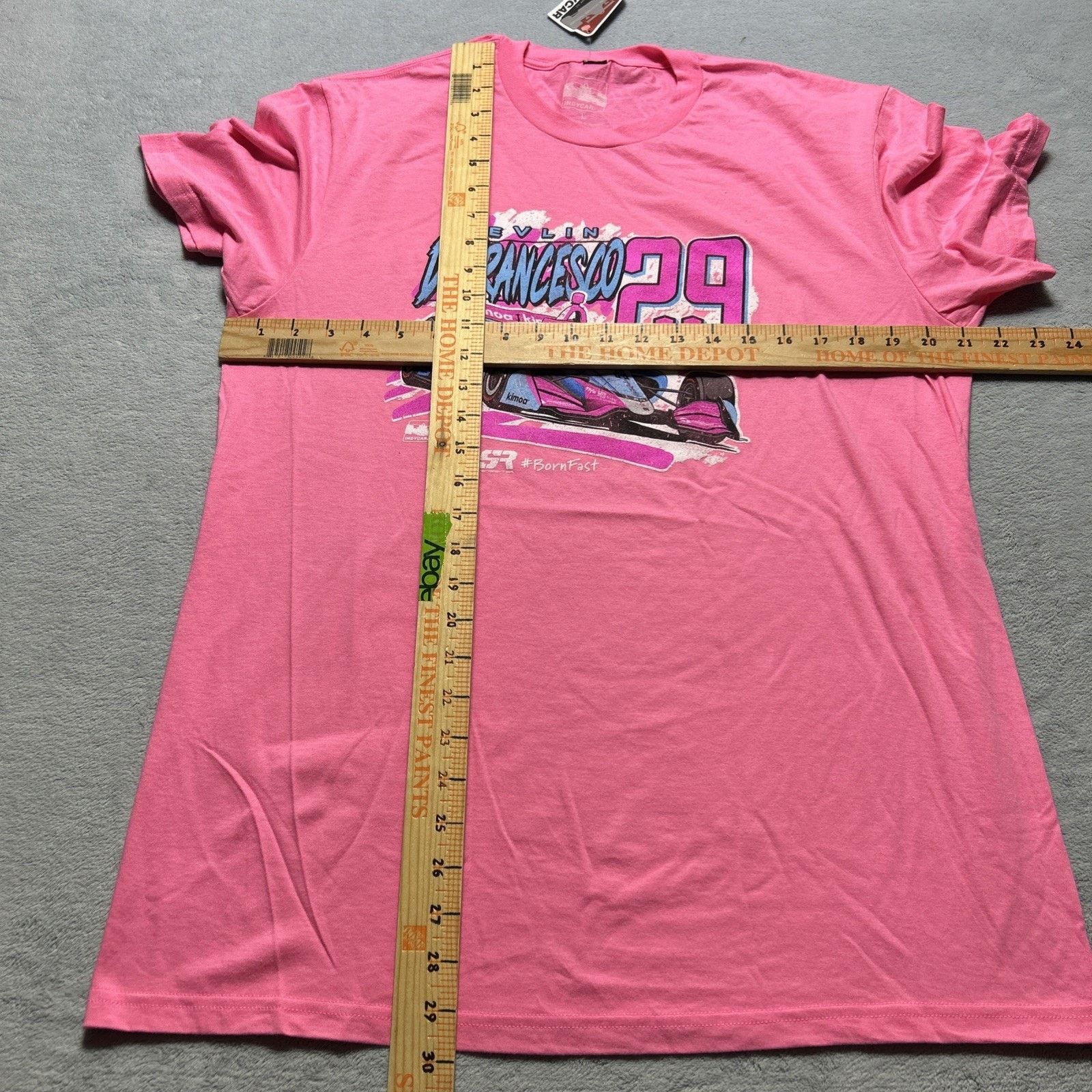 Harley Davidson Devil In Defrancesco 29 IndyCar NASCAR Shirt Large Formula 1 Size L / US 10 / IT 46 - 6 Thumbnail