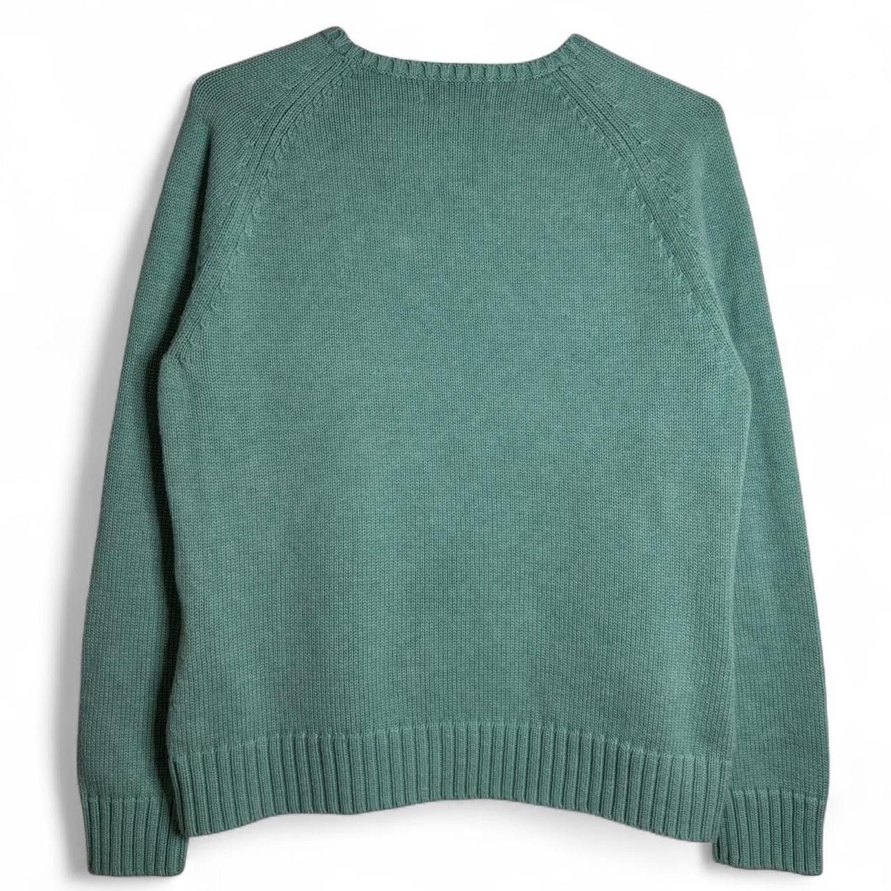 Lands' End Vintage Mint Green Knit Sweater - Women's Medium Size US M / EU 48-50 / 2 - 5 Thumbnail