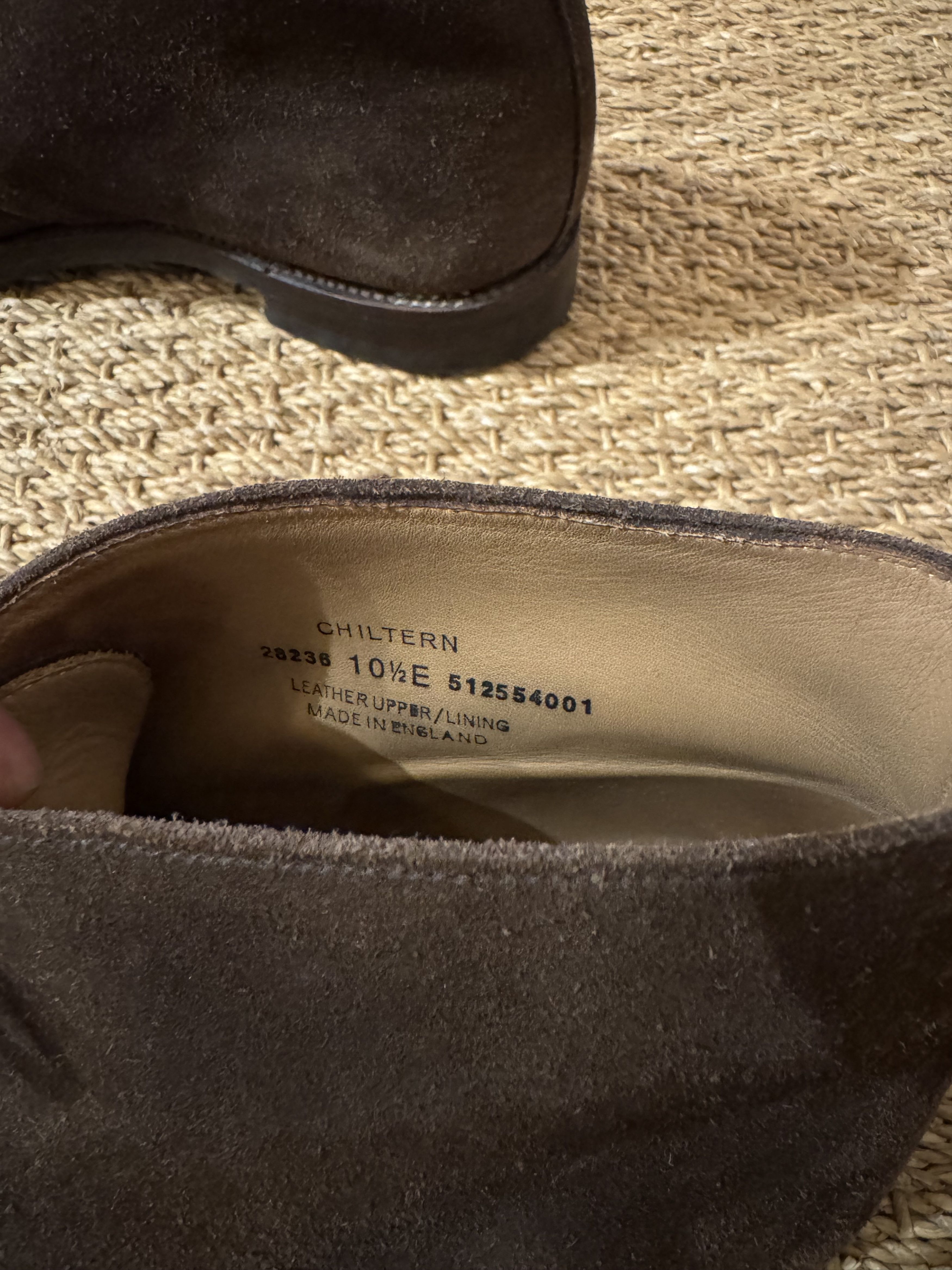 Crockett & Jones Crockett & Jones Chiltern Chukka - Dark Brown Suede Size US 11 / EU 44 - 4 Thumbnail