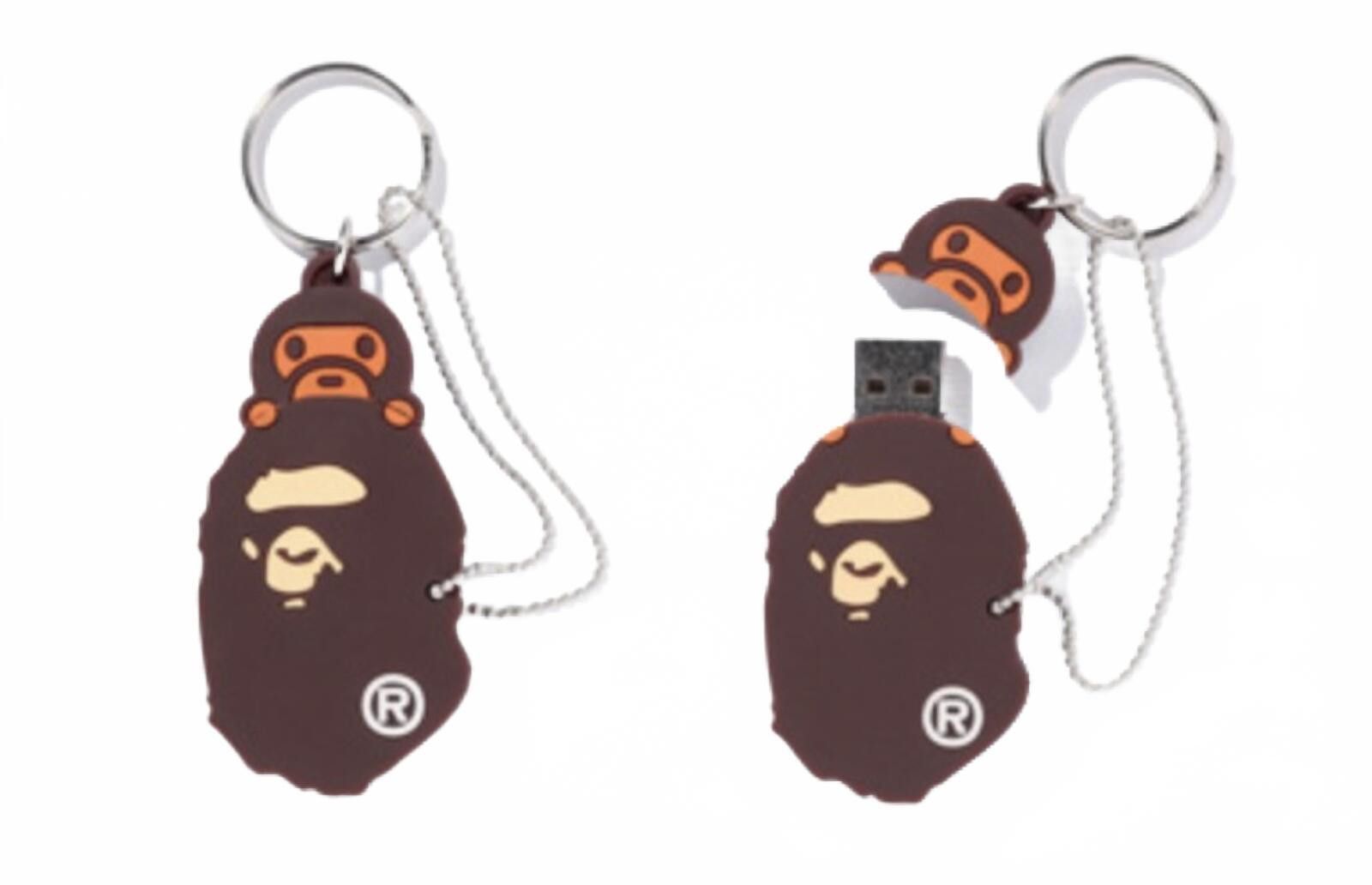 Bape BAPE x Baby Milo On Ape Head USB Flash Drive Keychain Size ONE SIZE - 1 Thumbnail