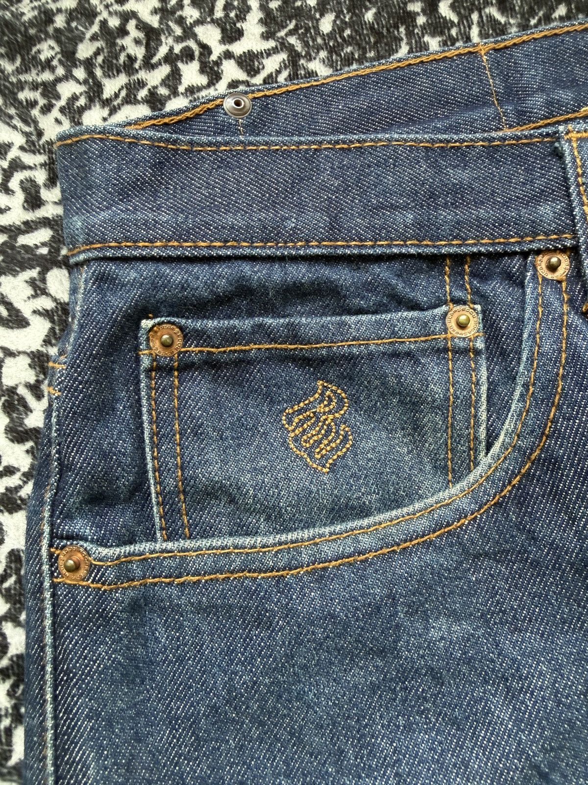 Rocawear Vintage Y2K Rocawer Baggy Denim Pants Size US 38 / EU 54 - 4 Thumbnail