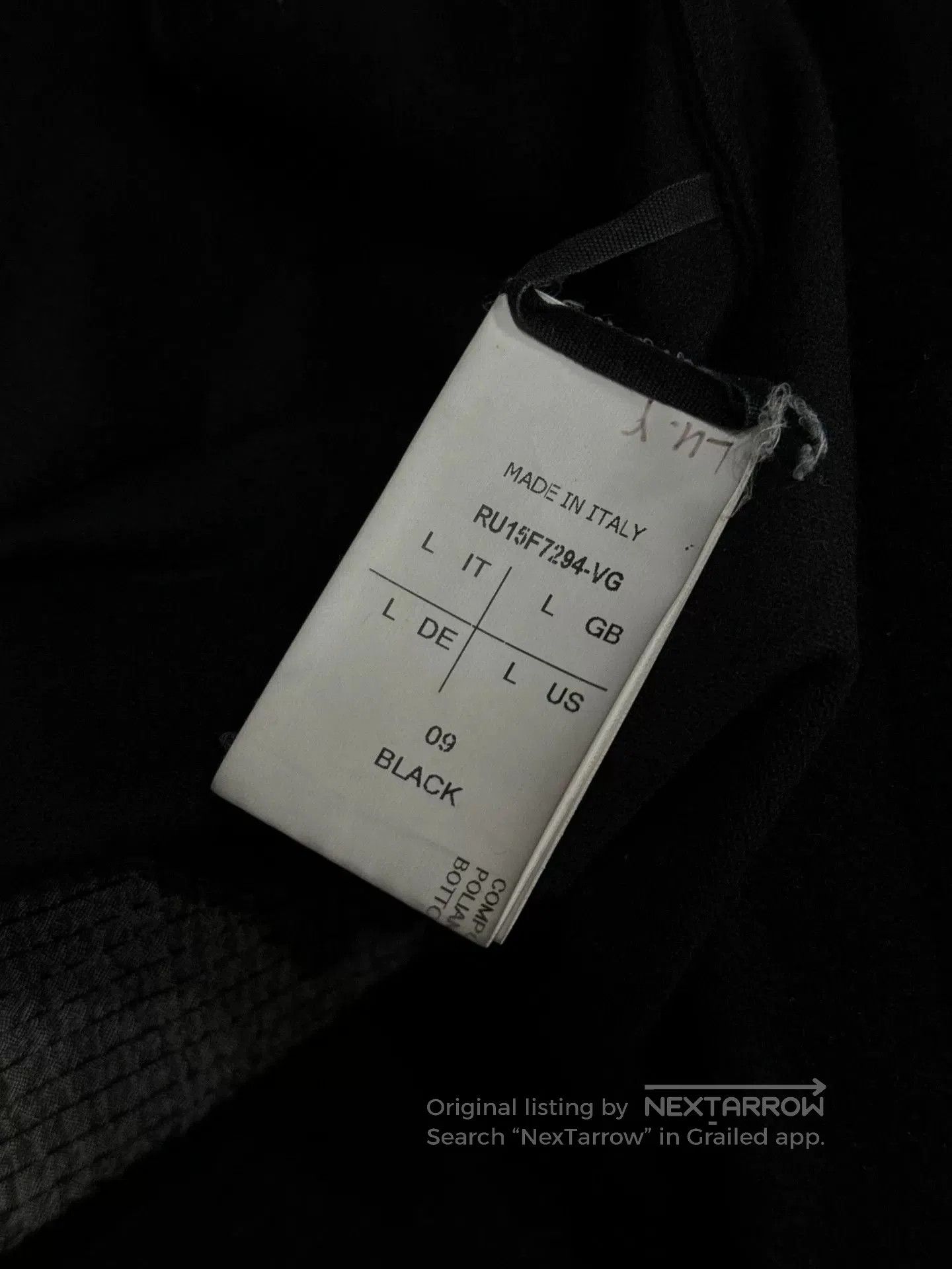 Rick Owens Rick Owens Irregular High Neck Wool Shirt. Size US L / EU 52-54 / 3 - 9 Thumbnail