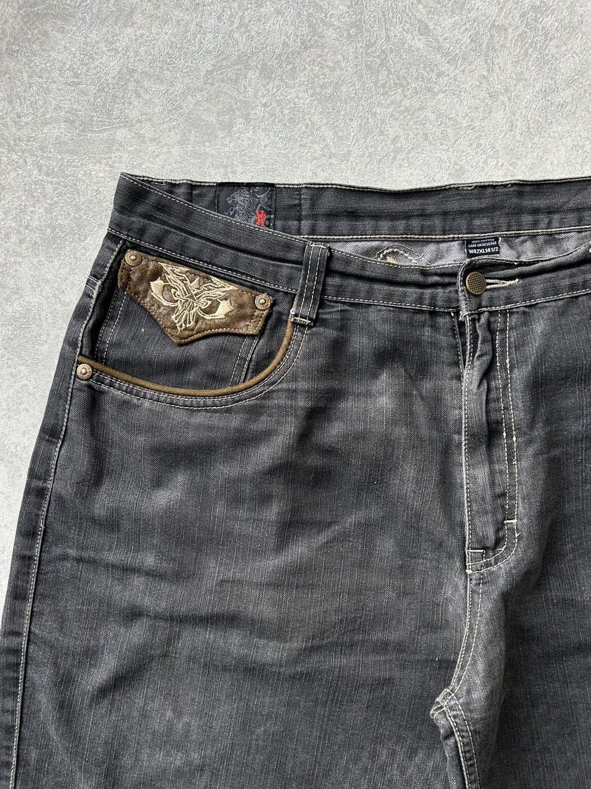 Imperious Y2K Vintage Imperious Embroidered Baggy Jorts JNCO Style Size US 42 / EU 58 - 4 Thumbnail